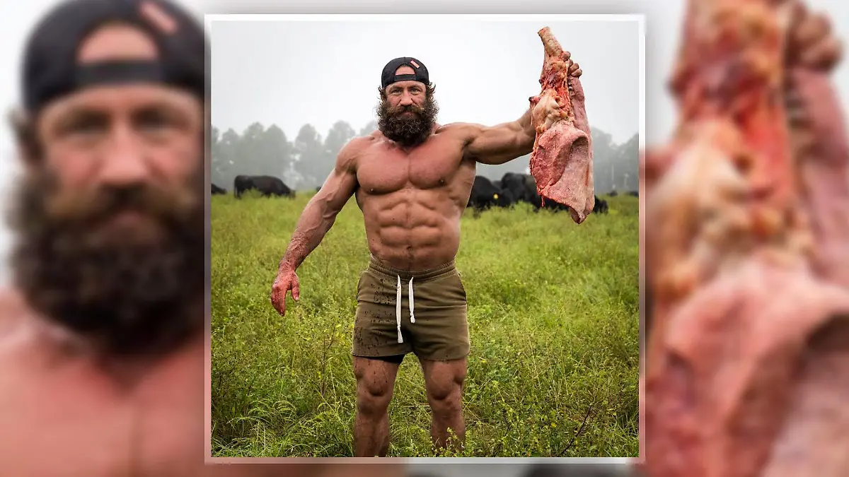 Eine "Diät", die fast ausschließlich aus rohem Fleisch besteht? Für den "Liver King" aus Texas (USA) ist das seine ganz normale Ernährungsweise.