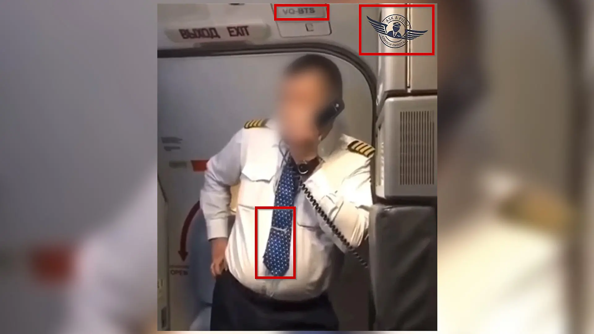 Russischer Pilot, der sich im Flugzeug gegen den Ukraine-Krieg ausspricht