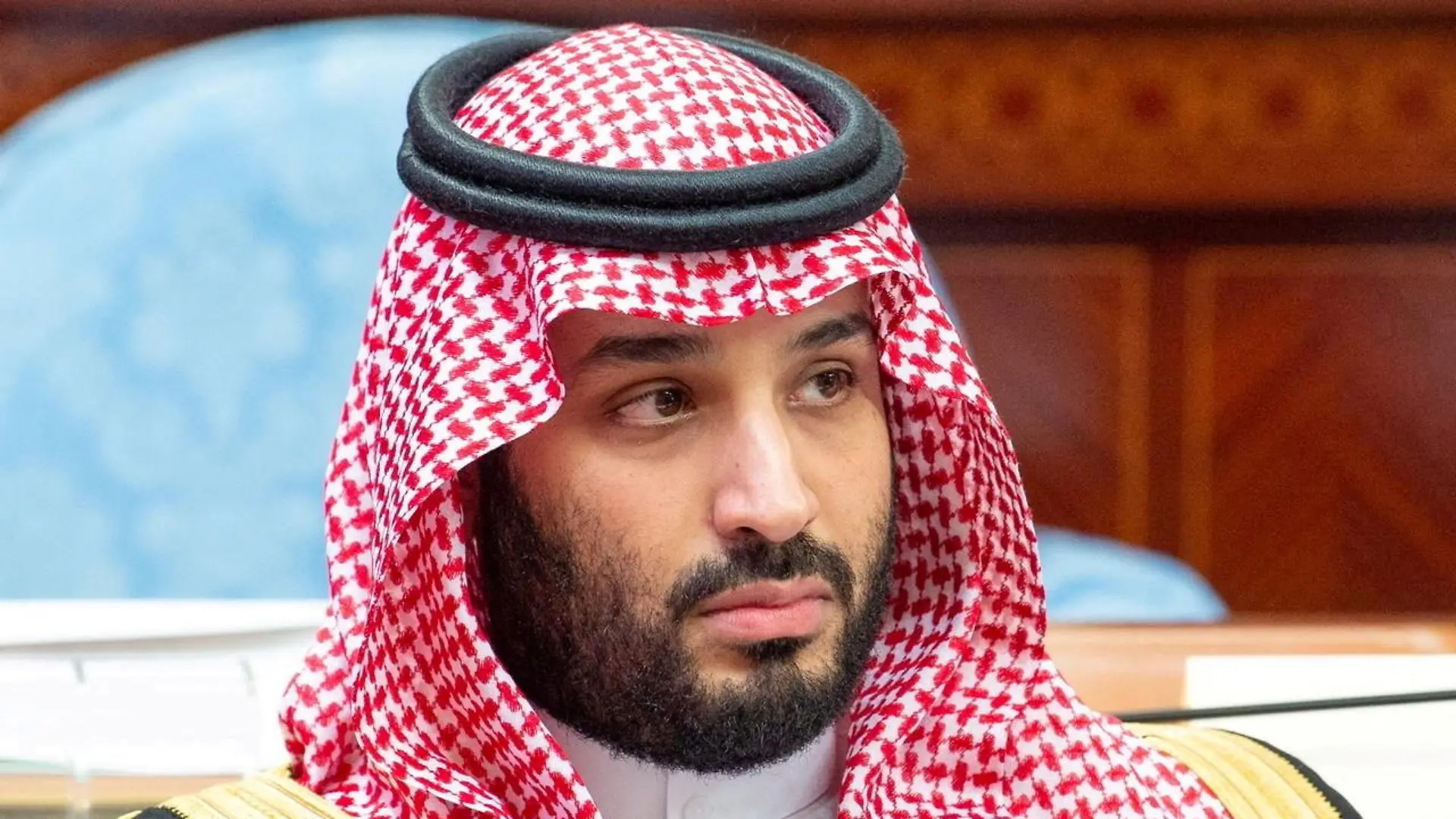 FILE PHOTO: Saudi Crown Prince Mohammed bin Salman attends a session of the Shura Council in Riyadh, Saudi Arabia, November 20, 2019. Bandar Algaloud/Courtesy of Saudi Royal Court/Handout via REUTERS/File Photo