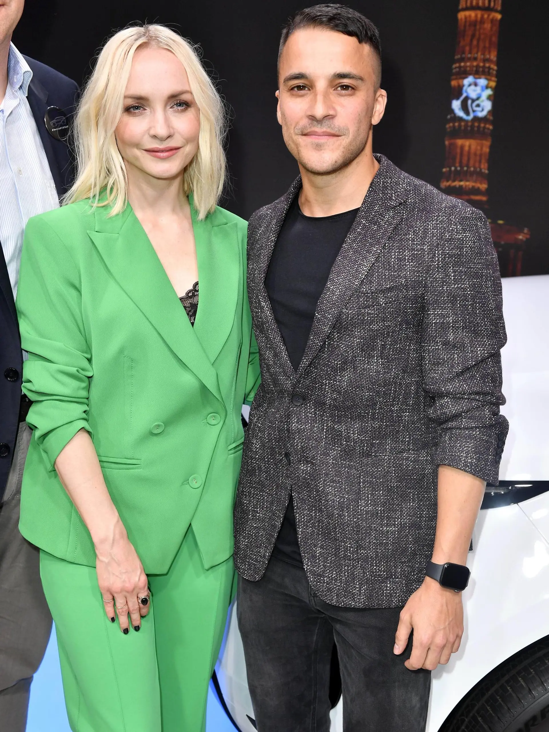 Janin Ullmann mit Ehemann Kostja Ullmann beim Evoque X Berlin Event in den Bridge Studios. Berlin, 28.03.2019 *** Janin Ullmann with husband Kostja Ullmann at the Evoque X Berlin Event in the Bridge Studios Berlin 28 03 2019 Foto:xF.xKernx/xFuturexImage  