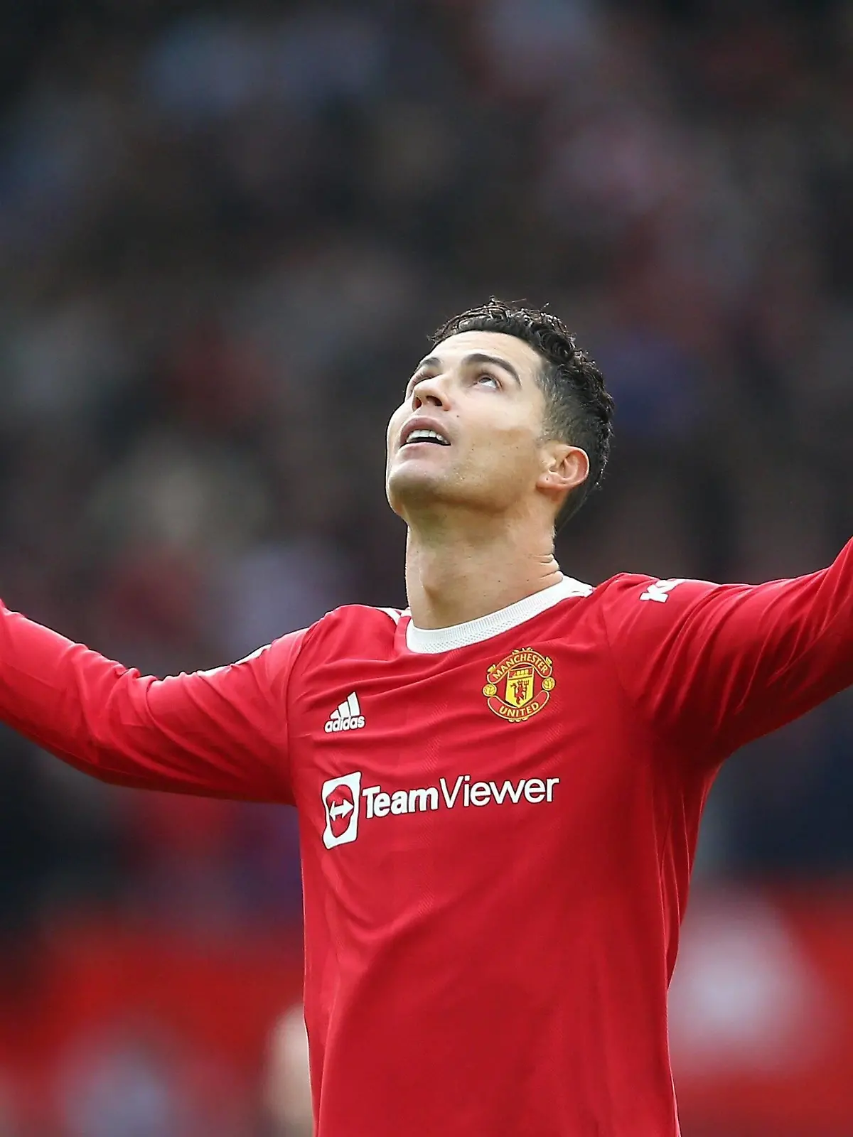  Mandatory Credit: Photo by Phil Oldham/Shutterstock 12820886f Cristiano Ronaldo of Manchester United, ManU dejected Manchester United v Watford, Premier League, Football, Old Trafford, Manchester, UK - 26 Feb 2022 EDITORIAL USE ONLY No use with unauthorised audio, video, data, fixture lists, club/league logos or live services. Online in-match use limited to 120 images, no video emulation. No use in betting, games or single club/league/player publications. Manchester United v Watford, Premier League, Football, Old Trafford, Manchester, UK - 26 Feb 2022 EDITORIAL USE ONLY No use with unauthorised audio, video, data, fixture lists, club/league logos or live services. Online in-match use limited to 120 images, no video emulation. No use in betting, games or single club/league/player publications. PUBLICATIONxINxGERxSUIxAUTXHUNxGRExMLTxCYPxROMxBULxUAExKSAxONLY Copyright: xPhilxOldham/Shutterstockx 12820886f