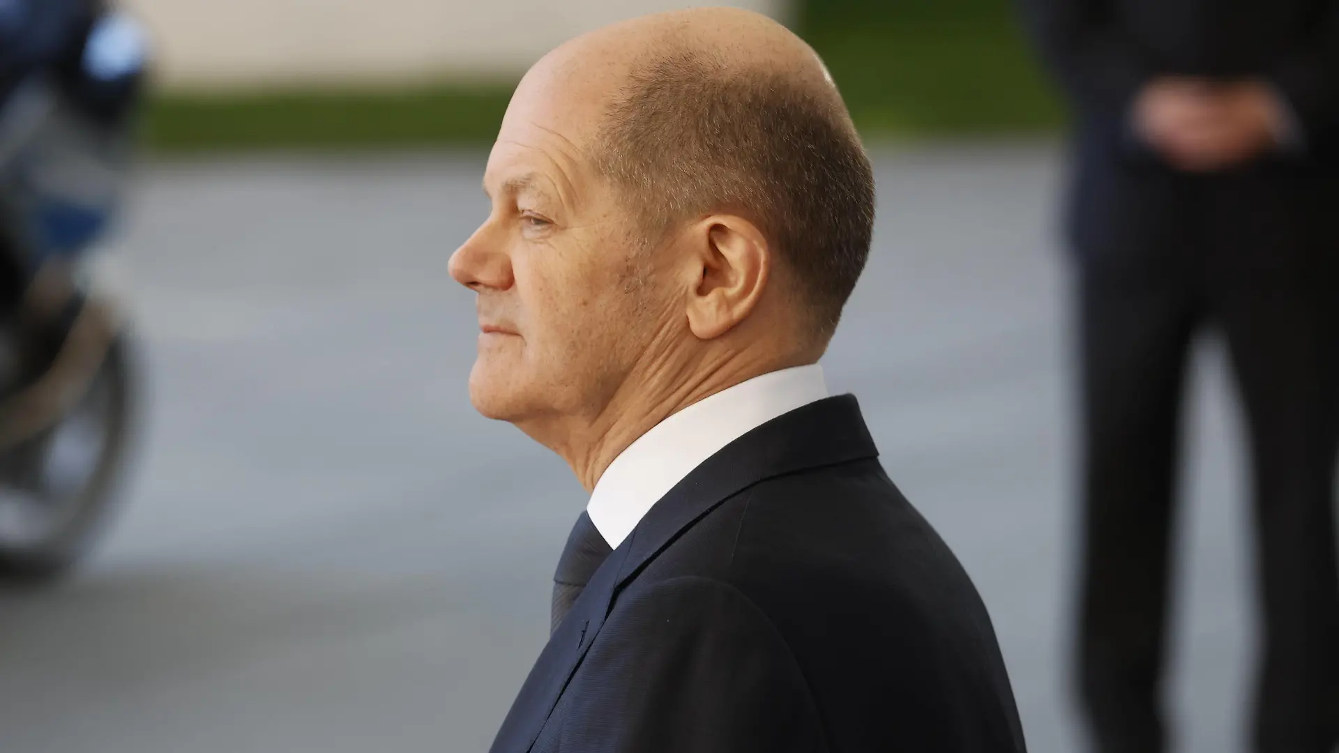 Olaf Scholz, Bundeskanzler, Deutschland, Berlin, Bundeskanzleramt, Empfang des Premierministers von Kanada, Trudeau durch BK Scholz *** Olaf Scholz, Federal Chancellor, Germany, Berlin, Federal Chancellery, Reception of the Prime Minister of Canada, Trudeau by BK Scholz