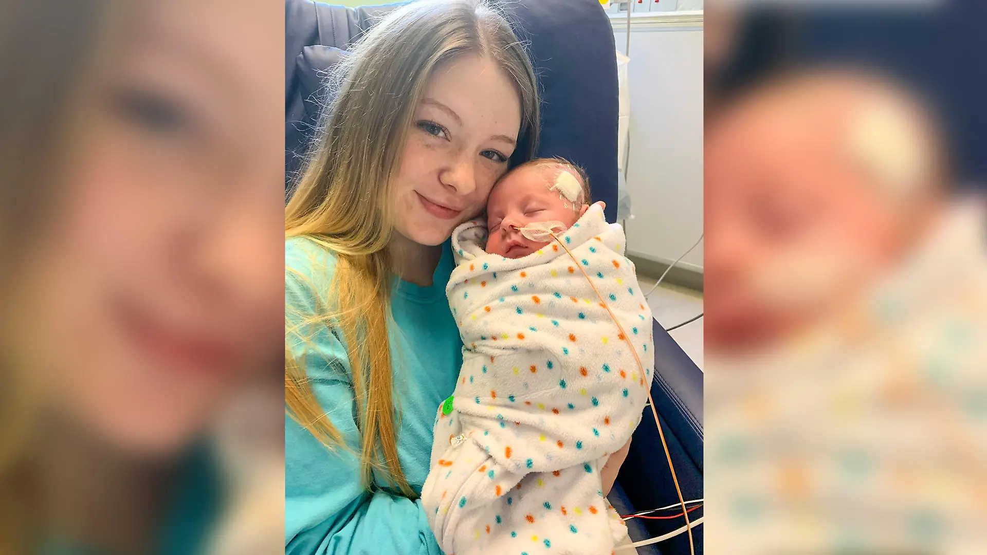 Chelsea Hough und ihr Baby Karson.