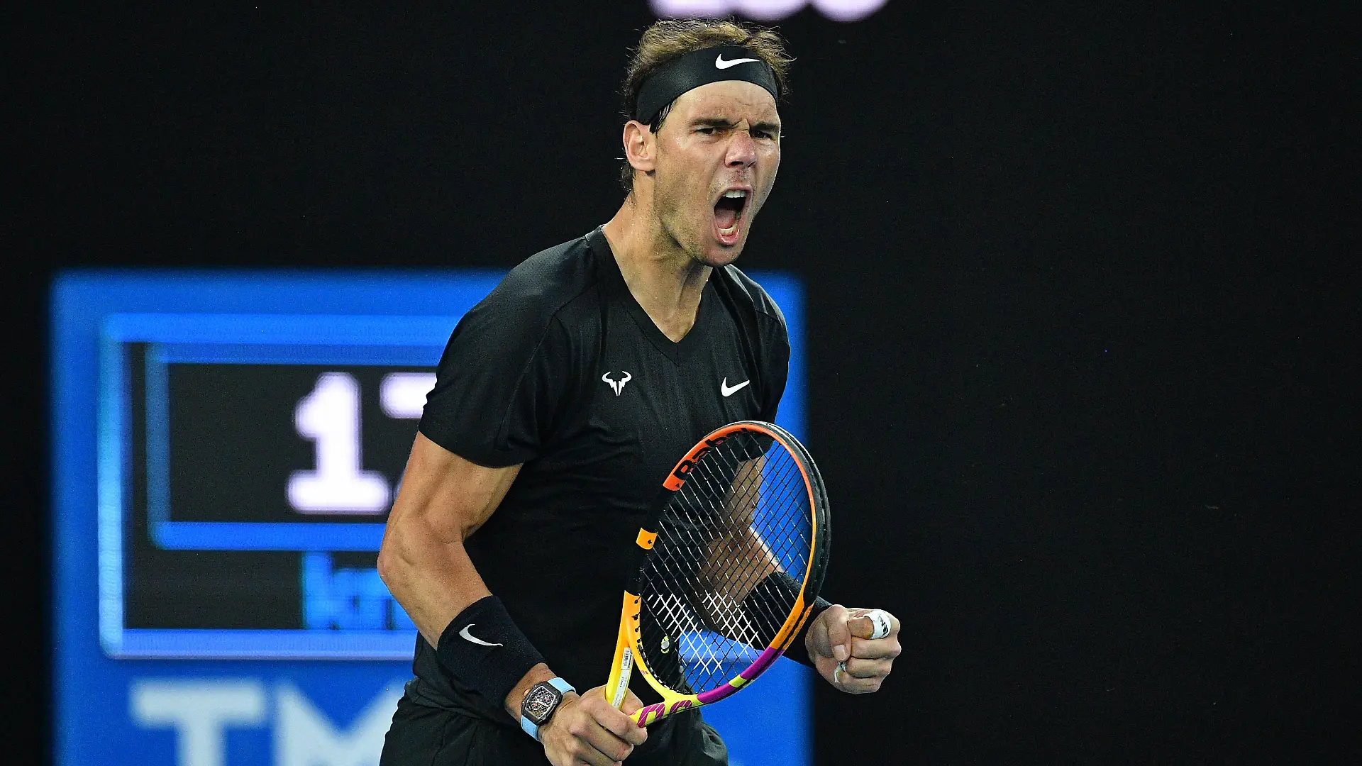  TENNIS MELBOURNE SUMMER SET, Rafael Nadal of Spain reacts during their mens final match against Maxime Cressy of the U.S on Day 7 of the Melbourne Summer Set tennis tournament at Melbourne Park in Melbourne, Sunday, January 9, 2022.  ACHTUNG: NUR REDAKTIONELLE NUTZUNG, KEINE ARCHIVIERUNG UND KEINE BUCHNUTZUNG MELBOURNE VIC AUSTRALIA PUBLICATIONxINxGERxSUIxAUTxONLY Copyright: xJAMESxROSSx 0146987215st