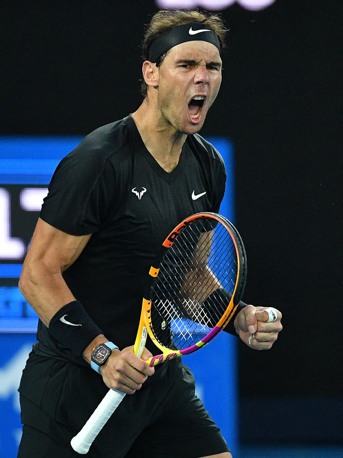  TENNIS MELBOURNE SUMMER SET, Rafael Nadal of Spain reacts during their mens final match against Maxime Cressy of the U.S on Day 7 of the Melbourne Summer Set tennis tournament at Melbourne Park in Melbourne, Sunday, January 9, 2022.  ACHTUNG: NUR REDAKTIONELLE NUTZUNG, KEINE ARCHIVIERUNG UND KEINE BUCHNUTZUNG MELBOURNE VIC AUSTRALIA PUBLICATIONxINxGERxSUIxAUTxONLY Copyright: xJAMESxROSSx 0146987215st