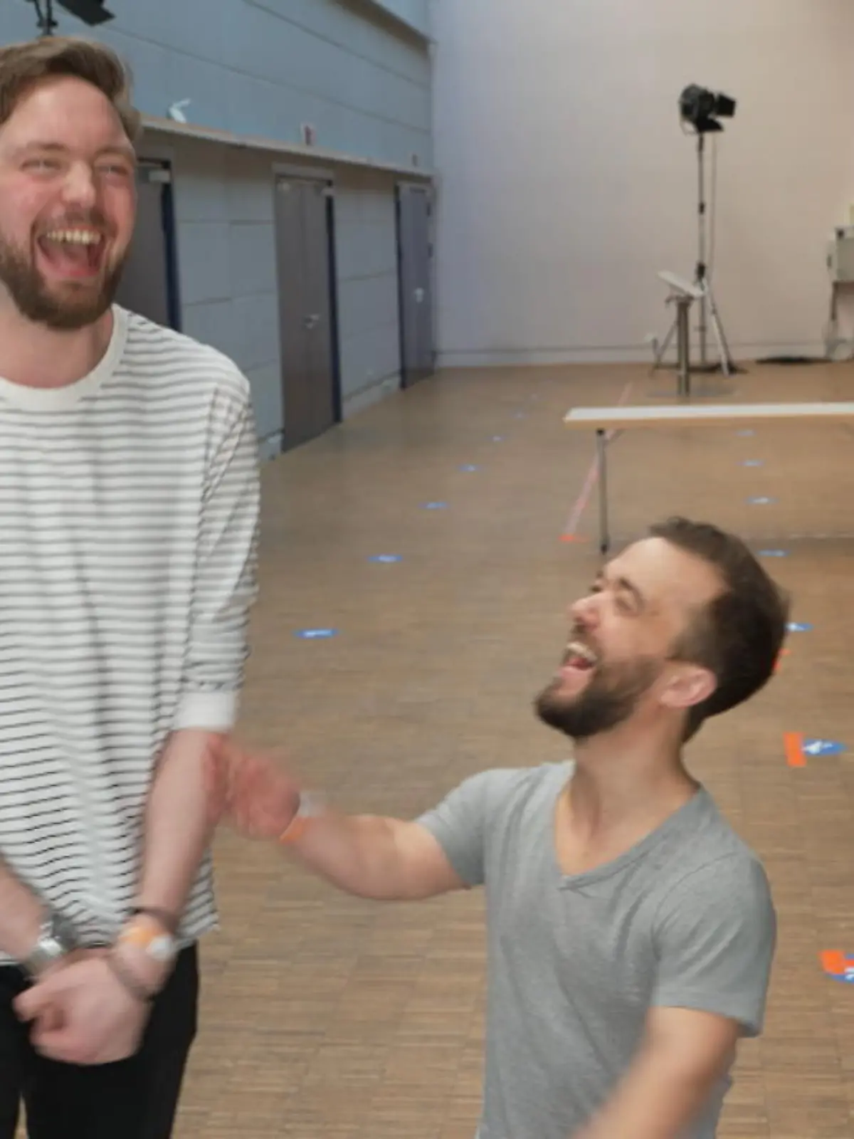 Bild zu: "Bastian Bielendorfer und Mathias Mester sind Freunde"