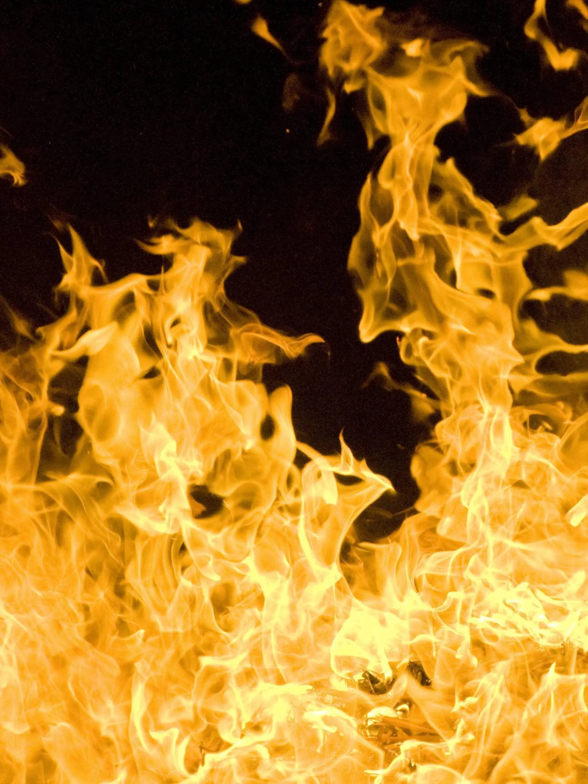  Feuer beim Biikebrennen in Bielefeld