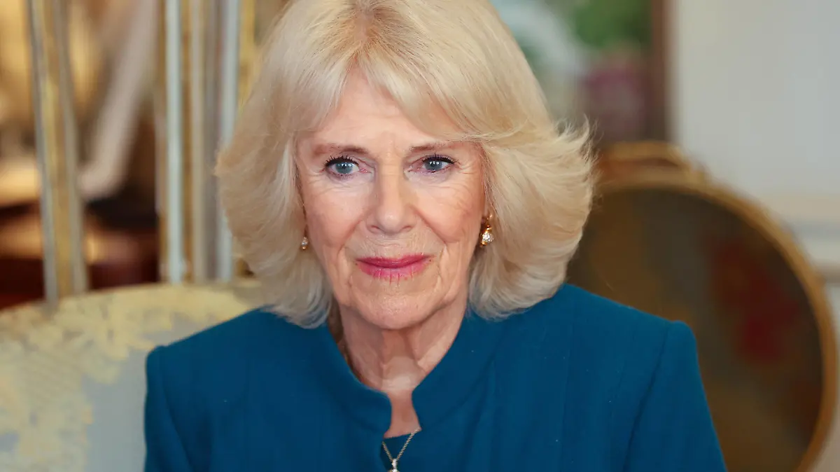 . 08/03/2022. London, United Kingdom. Camilla, Duchess of Cornwall, at a reception at Clarence House in London. PUBLICATIONxINxGERxSUIxAUTxHUNxONLY xPoolx/xi-Imagesx IIM-23182-0011
