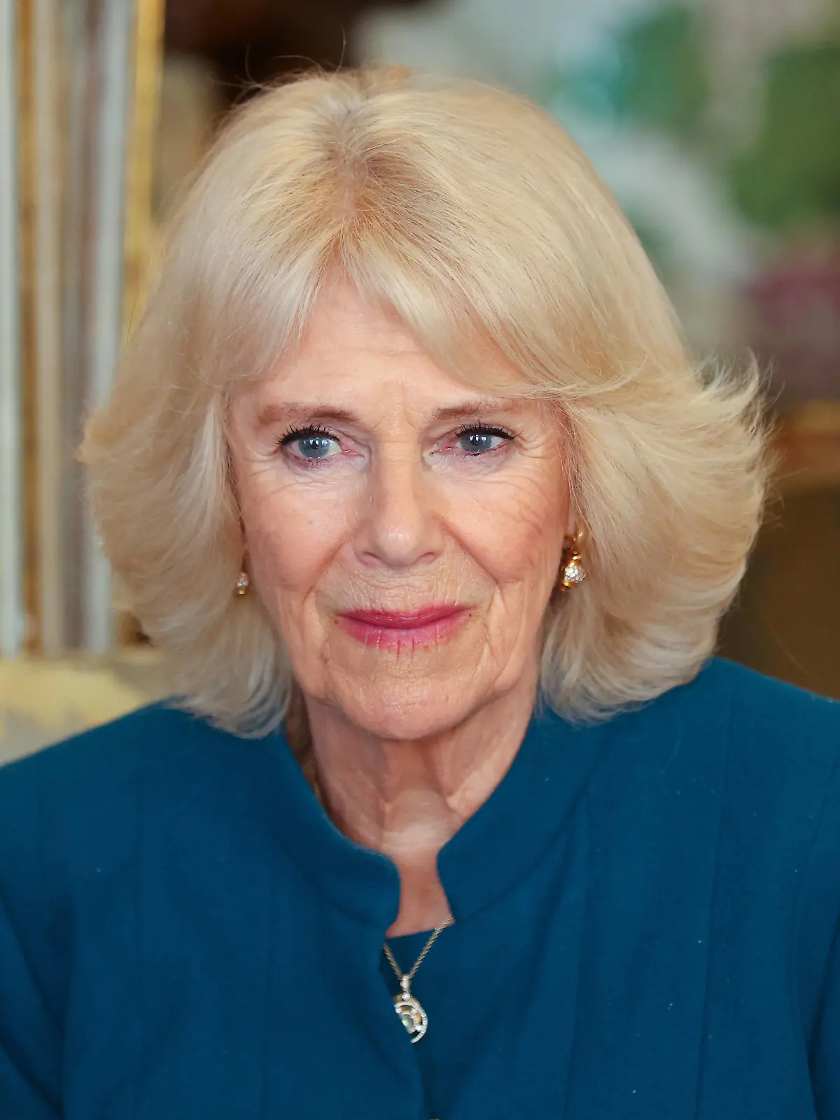 . 08/03/2022. London, United Kingdom. Camilla, Duchess of Cornwall, at a reception at Clarence House in London. PUBLICATIONxINxGERxSUIxAUTxHUNxONLY xPoolx/xi-Imagesx IIM-23182-0011