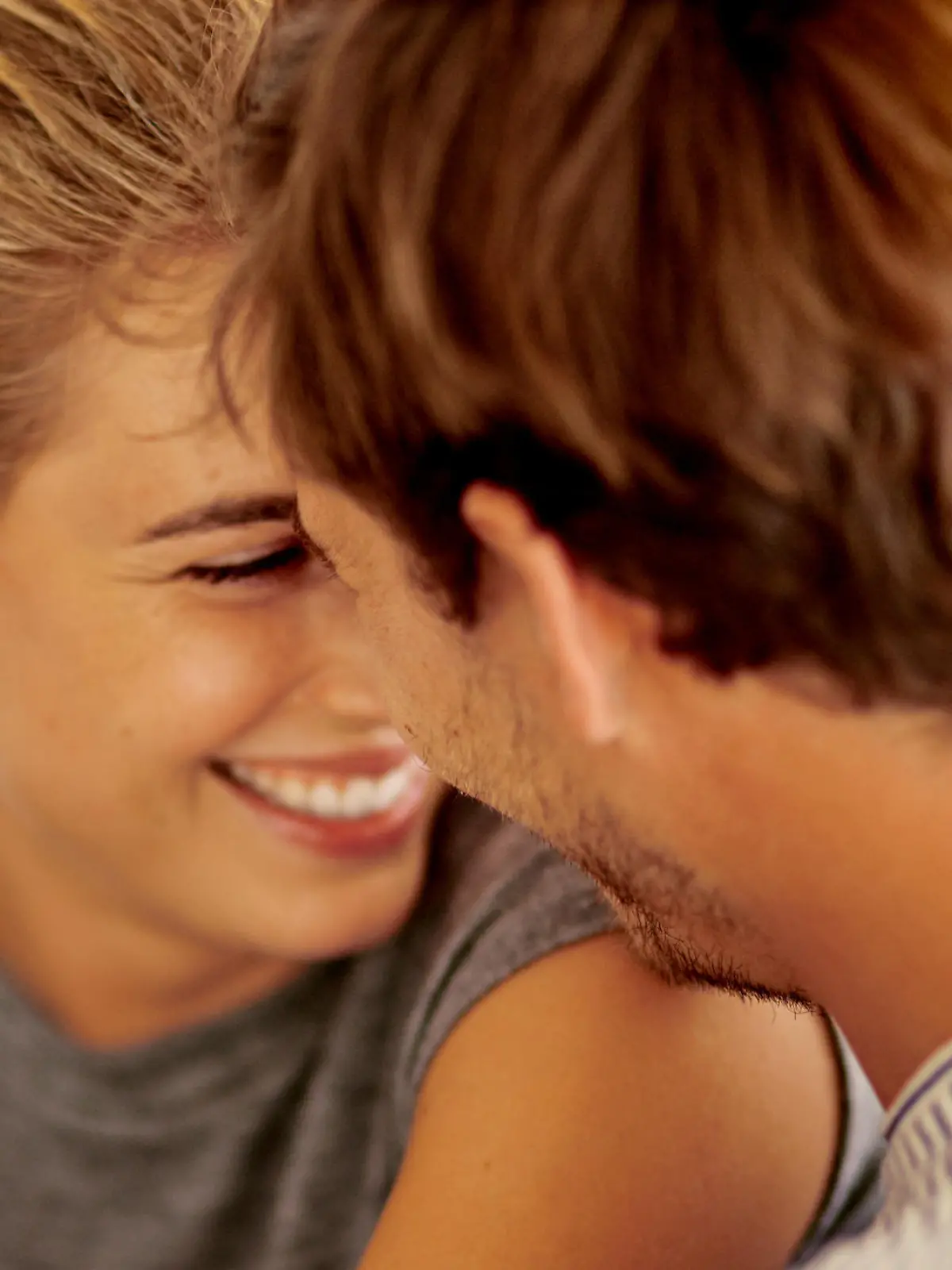 Cropped shot of an affectionate young couple at home
