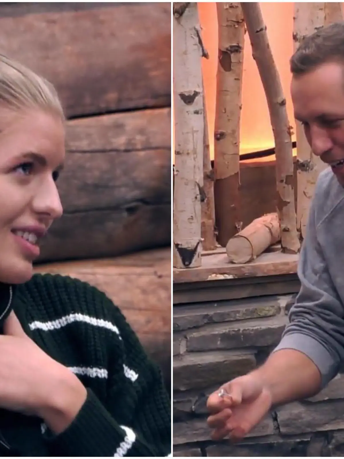 Bauer Patrick macht seiner Herzdame Antonia einen Fake-Heiratsantrag.