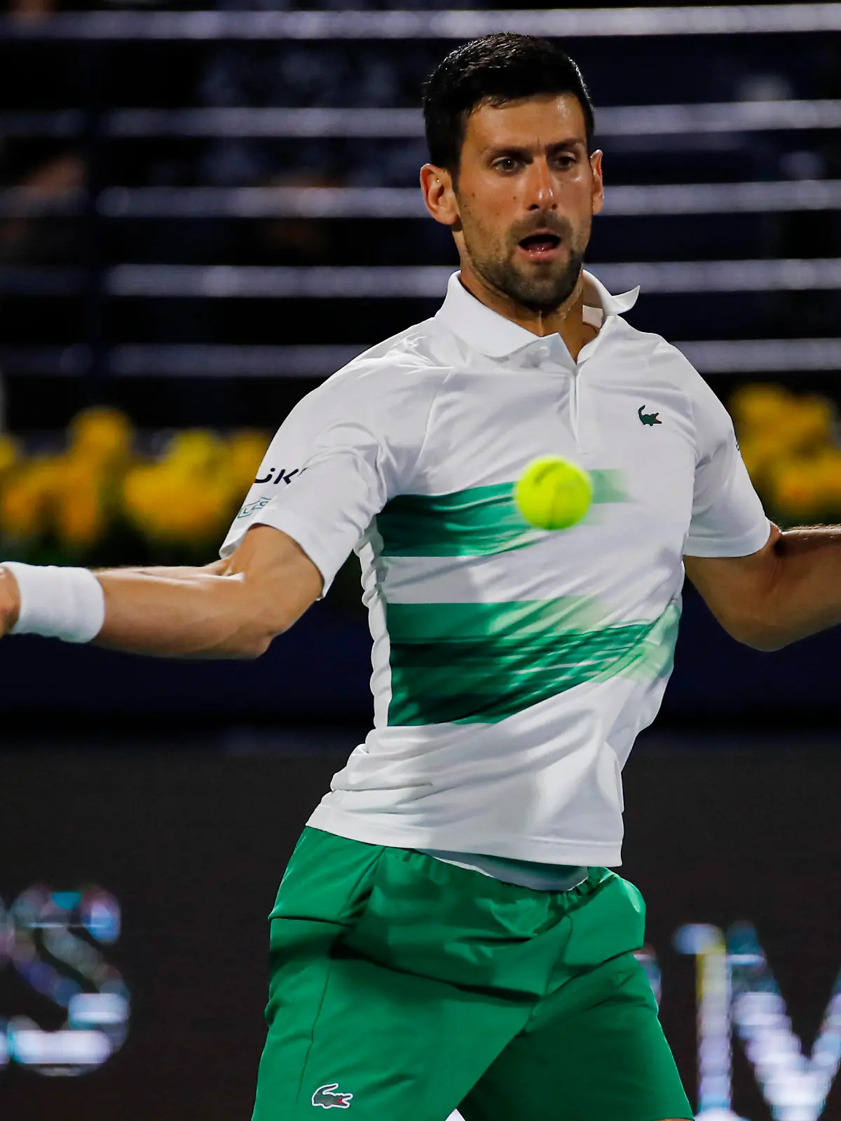  Novak Djokovic SRB - Dubai Duty Free Tennis Championships 2022, ATP500 - Mens Tennis, 24.2.2022, Dubai Dubai Duty Free Tennis Centre, United Arab Emirates, Foto: Mathias Schulz *** Novak Djokovic SRB Dubai Duty Free Tennis Championships 2022, ATP500 Mens Tennis, 24 2 2022, Dubai Dubai Duty Free Tennis Centre , United Arab Emirates, Photo Mathias Schulz