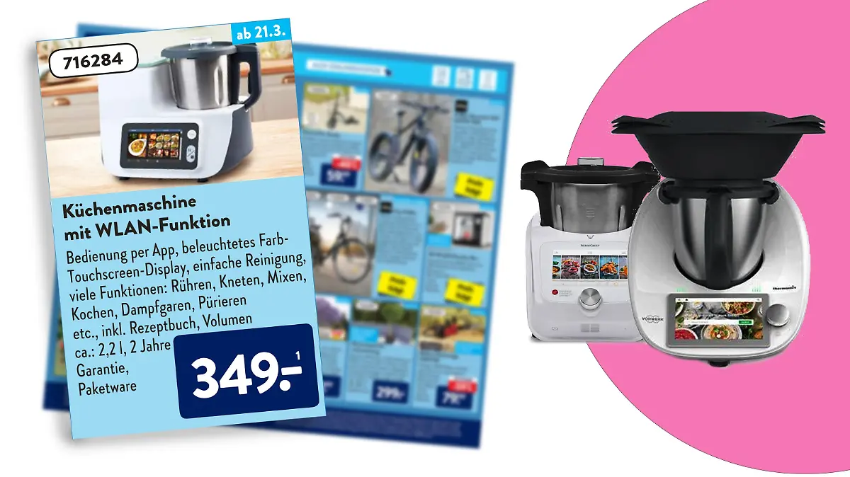 Einen Thermomix-Klon gibt es bald bei Aldi.