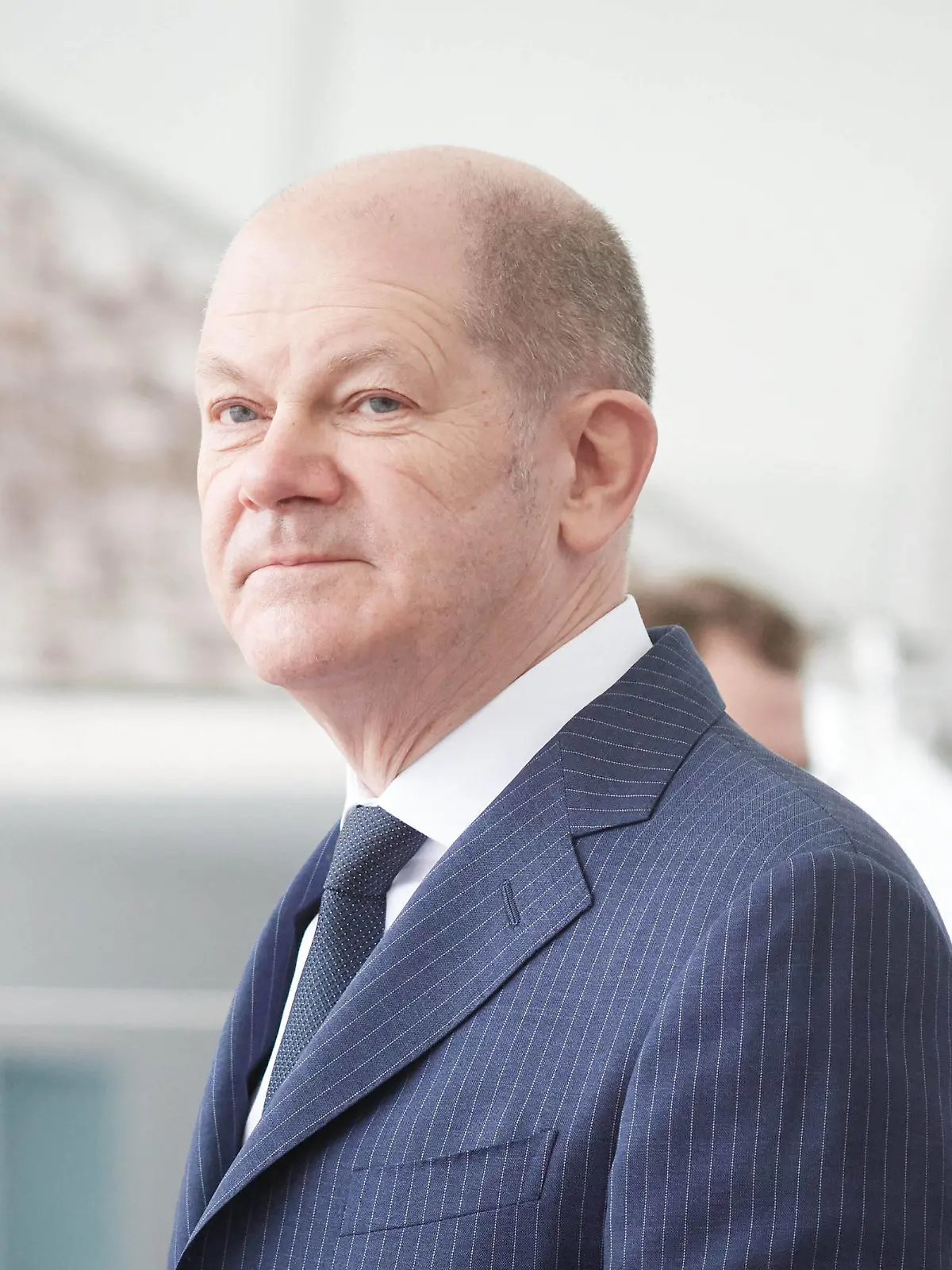  Olaf Scholz trifft den Ministerpräsidenten der Republik Polen und Präsidenten der Republik Litauen in Berlin Bundeskanzler Olaf Scholz SPD empfängt den Ministerpräsidenten der Republik Polen Mateusz Morawiecki und den Präsidenten der Republik Litauen Gitanas Nauseda am 26.02.2022 im Bundeskanzleramt in Berlin. Im Bild ist Olaf Scholz zu sehen. Berlin Bundeskanzleramt Berlin Deutschland *** Olaf Scholz meets the Prime Minister of the Republic of Poland and President of the Republic of Lithuania in Berlin Federal Chancellor Olaf Scholz SPD receives the Prime Minister of the Republic of Poland Mateusz Morawiecki and the President of the Republic of Lithuania Gitanas Nauseda on 26 02 2022 in the Federal Chancellery in Berlin In the pic