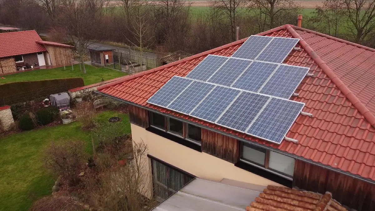 Photovoltaikanlagen auf einem Haus