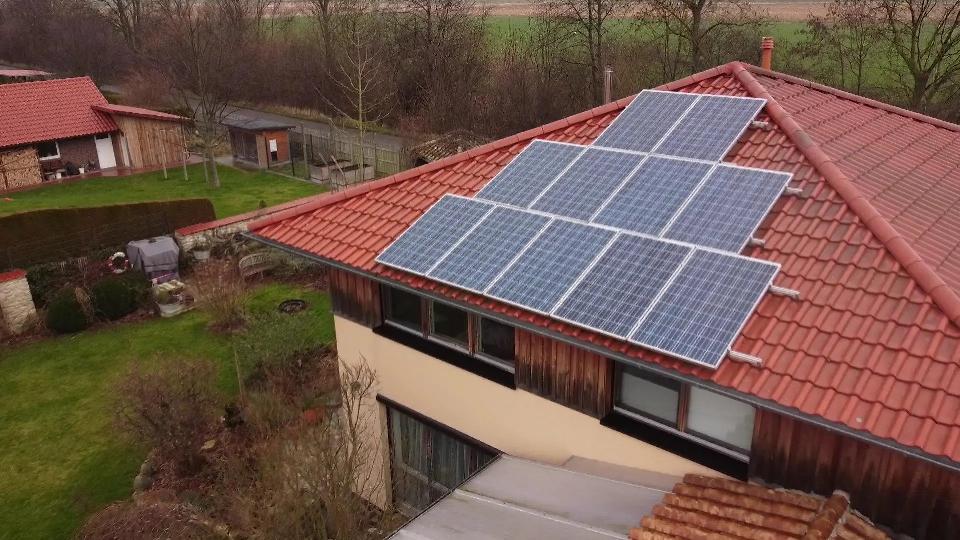 Photovoltaikanlagen auf einem Haus