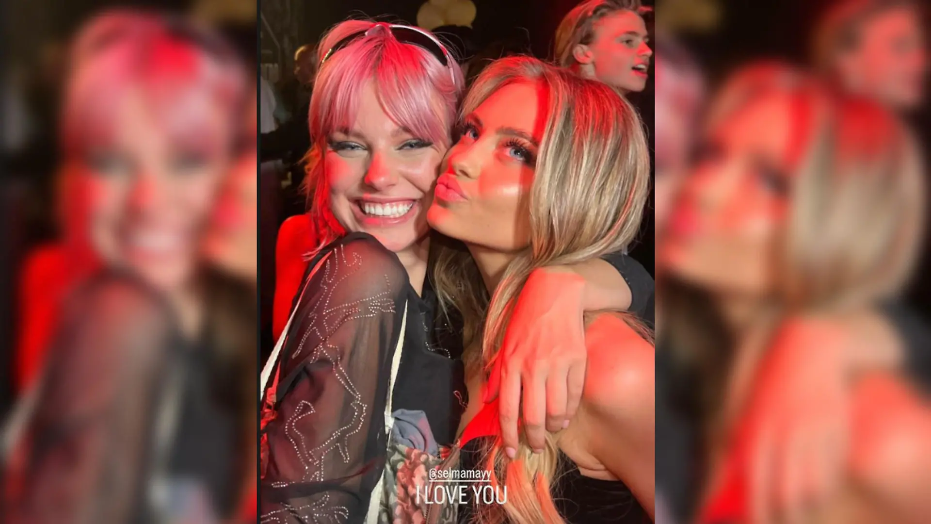 Leni Klum auf der Aftershow-Party mit der viertplatzierten Selma
