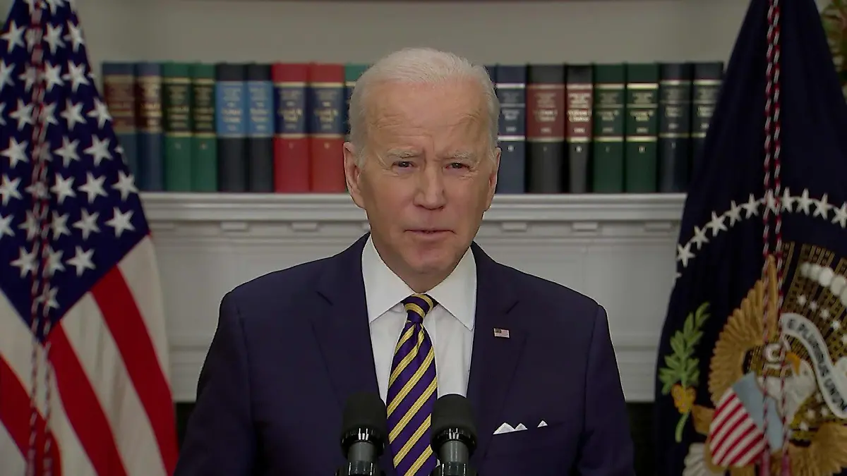 Joe Biden vor der Presse