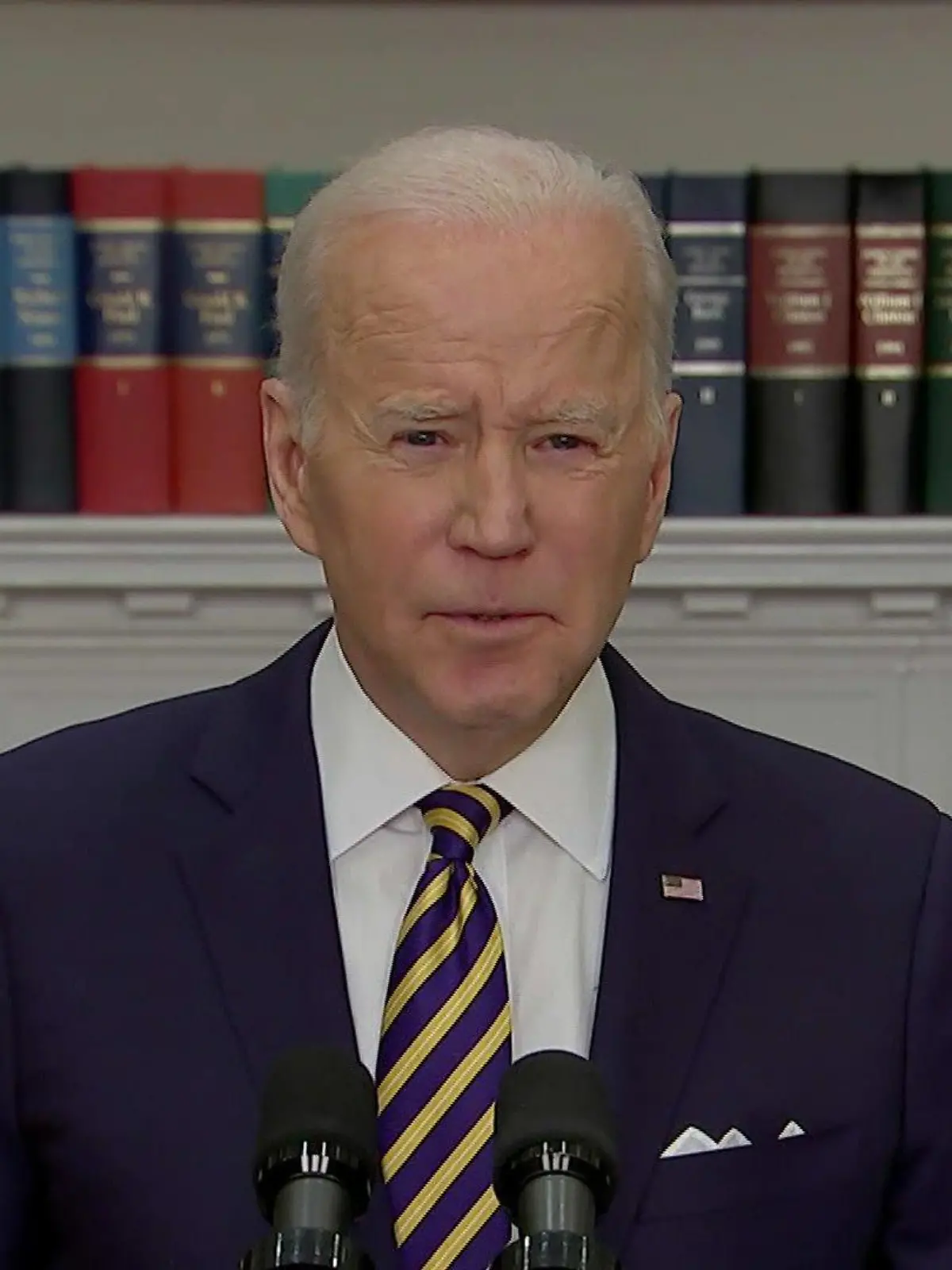 Joe Biden vor der Presse