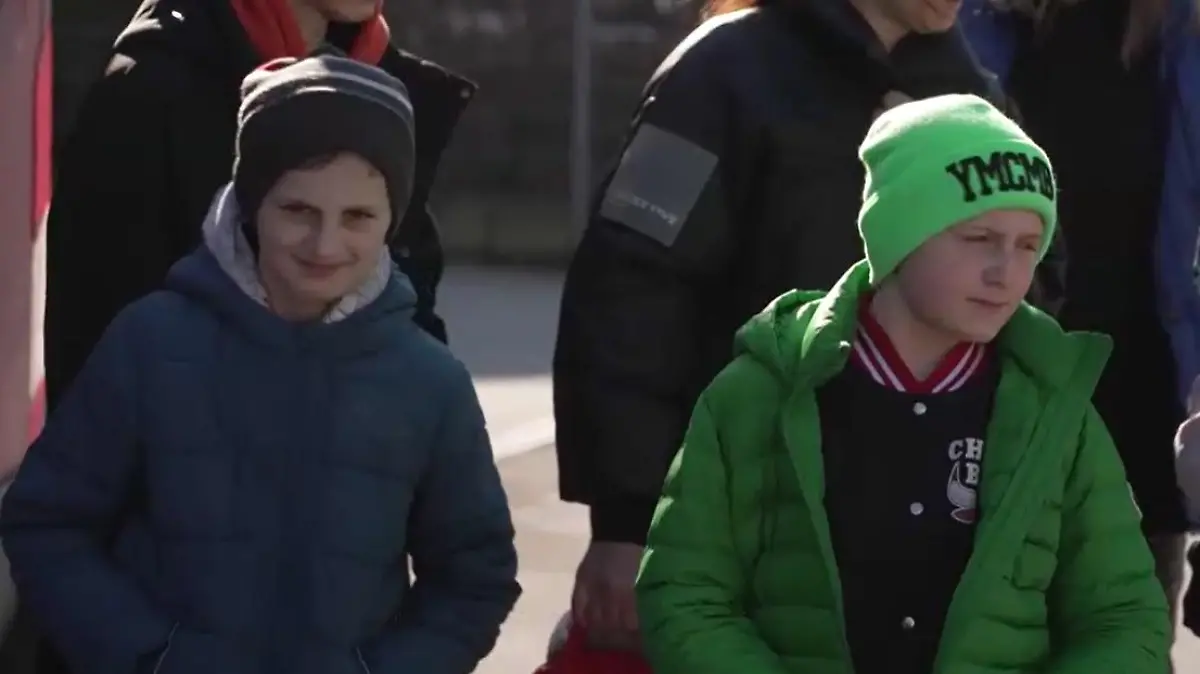 Die Geflüchteten Mütter mit ihren Kindern sind jetzt in Sicherheit.