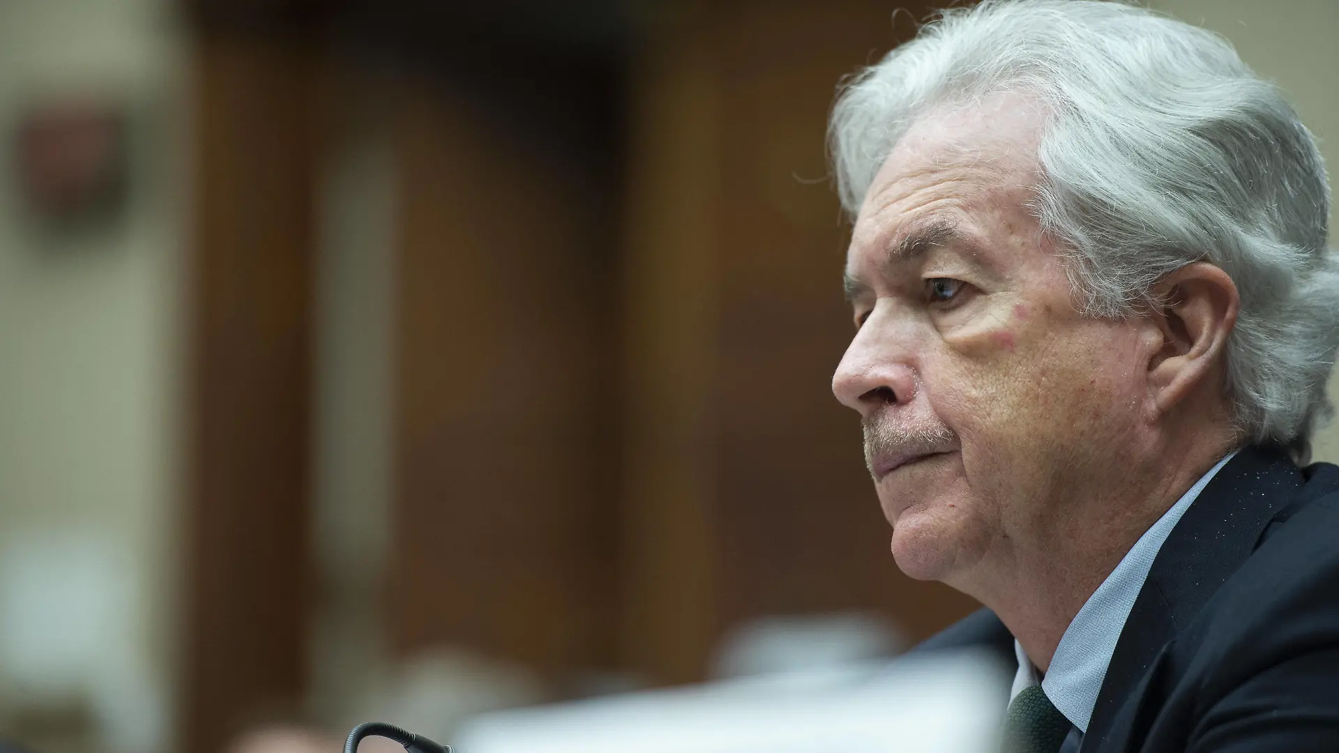  Central Intelligence Agency Director William Burns attends a House Intelligence Committee hearing on Worldwide Threats at the US Capitol in Washington, DC on Tuesday, March 8, 2022. PUBLICATIONxINxGERxSUIxAUTxHUNxONLY WAP20220308764 BONNIExCASH