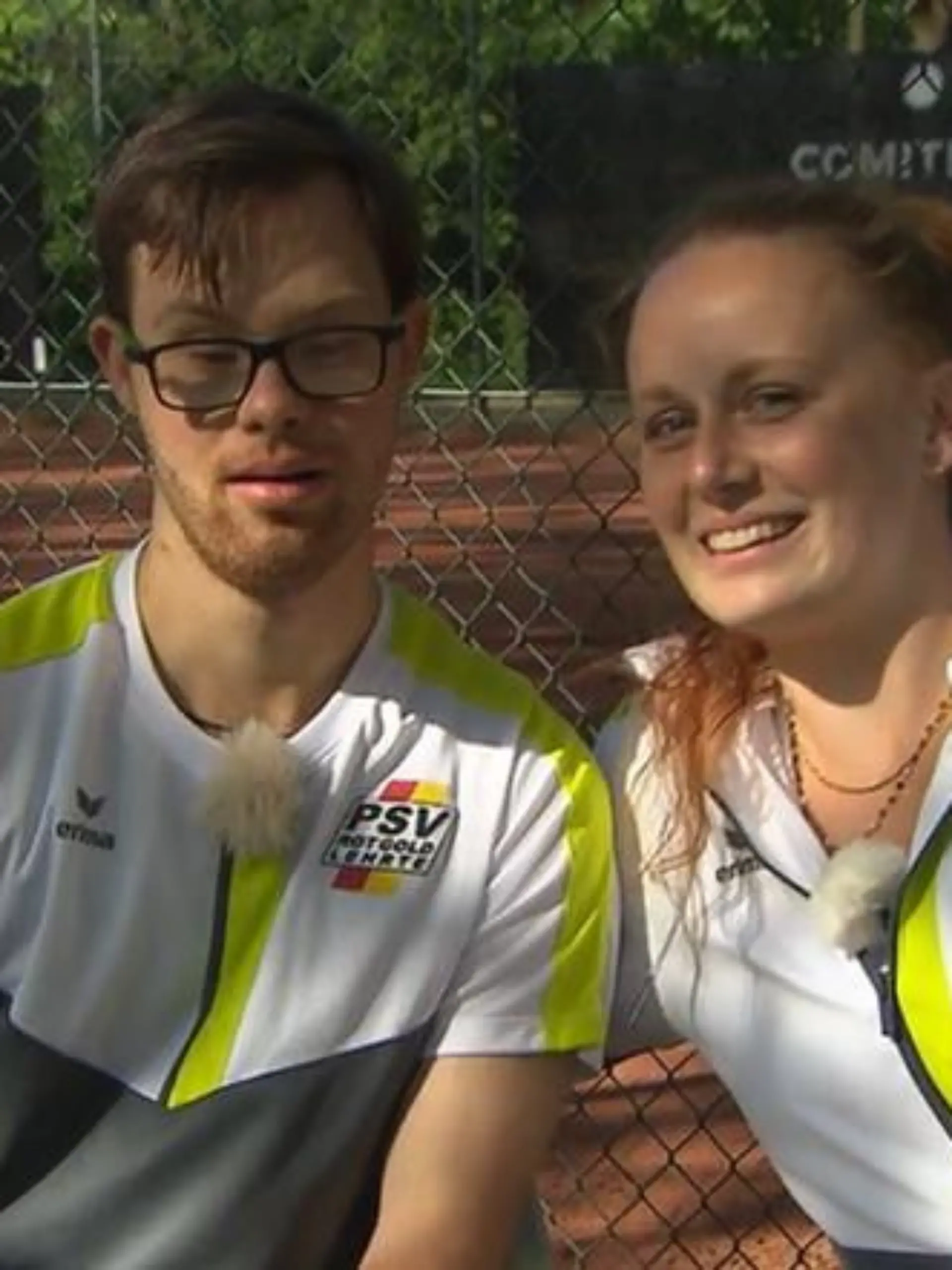 Julius und Marlene Dietrich treten als Tennis-Duo bei den Special Olympics 2023 in Berlin an.