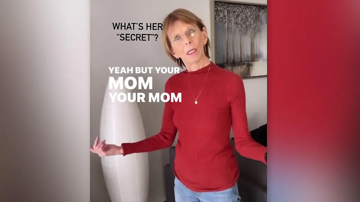 Das Video dieser Frau geht auf TikTok viral. Die Menschen können kaum glauben, wie alt sie wirklich ist.--