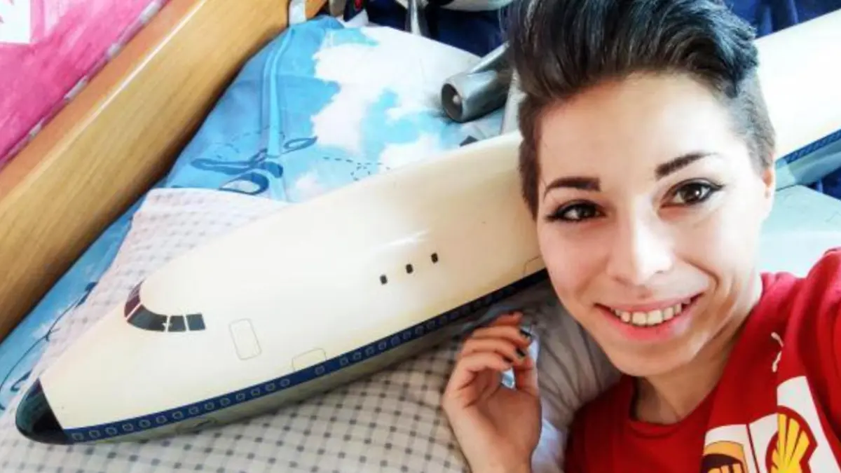 Story from Jam Press (Aeroplane Love)

Pictured: Sandra in bed with her new lover.

Meet the woman who is in a relationship with a TOY PLANE

A woman has found love with a toy plane and says it is the best partner she has ever had.

Sandra, 28, from Budapest, Hungary, sleeps in the same bed as her jet lover and kisses him every morning and night.

She started her whirlwind romance with the toy plane – which she fondly calls 'Luffancs' – in January 2022 after buying him online for £600.

Sandra first became obsessed with planes aged three, and throughout her teenage years dreamed about working with them.

In 2021, she managed to land a job in the aviation industry, meaning she could spend the majority of her time surrounded by her favourite things: planes.

Her previous partners haven't had an issue with her fondness for aircrafts but after breaking up with her ex last year, Sandra decided to take the plunge and enter into her first relationship with an object.

Since then, the relationship has gone from strength to strength, with Sandra claiming she has finally fallen in love for the first time in her life.

"I don't know why I love him, I just love him," she told Jam Press.

"He's beautiful and my soulmate.

"He is the first thing I see in the mornings and the last thing when I go to sleep. I wouldn't have it any other way.

"We cuddle and kiss throughout the night and have sex. I get to do everything with him."

Sandra even claims that Luffancs is the best partner she has ever had.

She said: "I have never felt like this with a partner before. 

"For the first time in my life I am in love.

"I have always liked planes, more than the average person. 

"It's never been a problem in my other relationships. They haven't said anything and I never asked.

"If I go away for the weekend, I make sure I take him with me. He's always there for me."

Despite working in an airport five days a week, with temptation around the every corner, Sandra says she would never dream