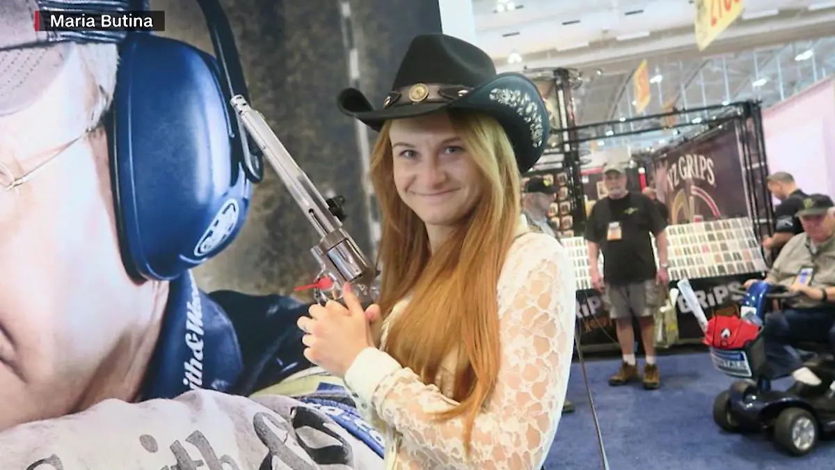 Maria Butina, vor ihrer Enttarnung als russische Agentin in Washington (USA)