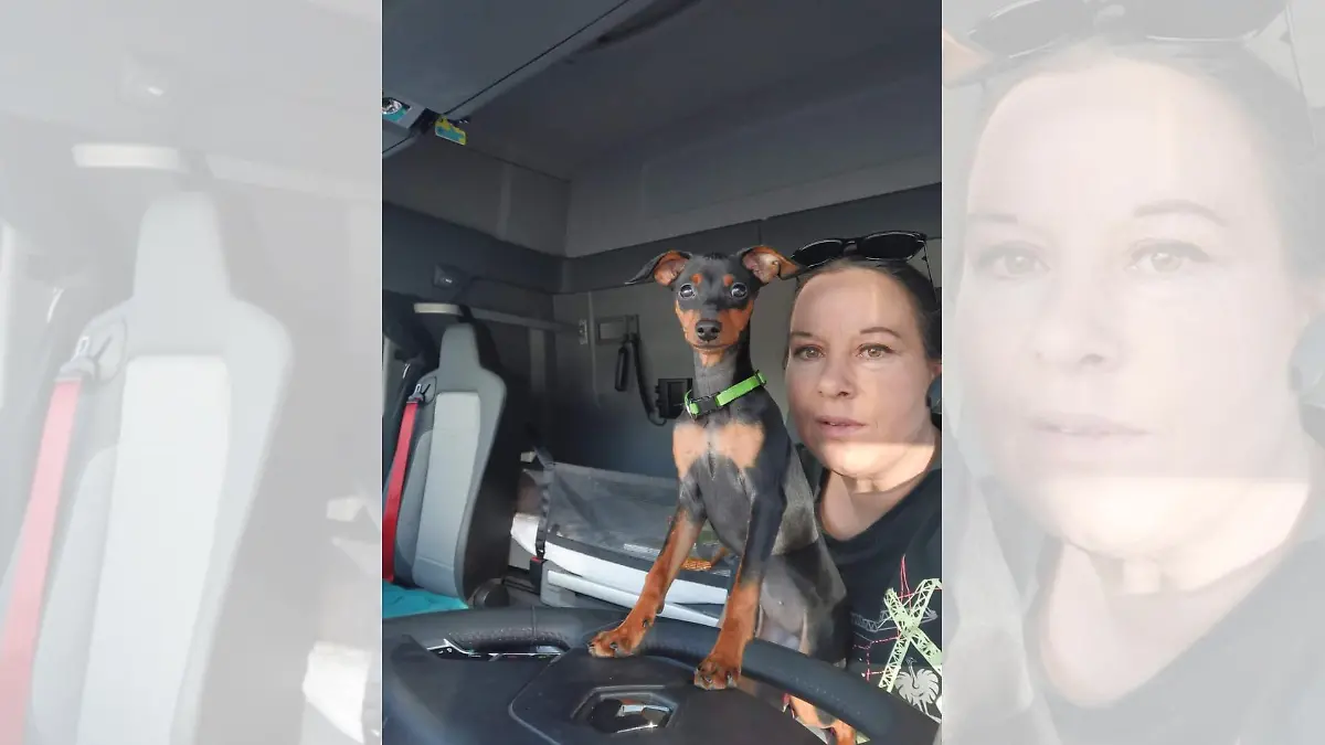 Diana Späth, Truckerin mit Hund