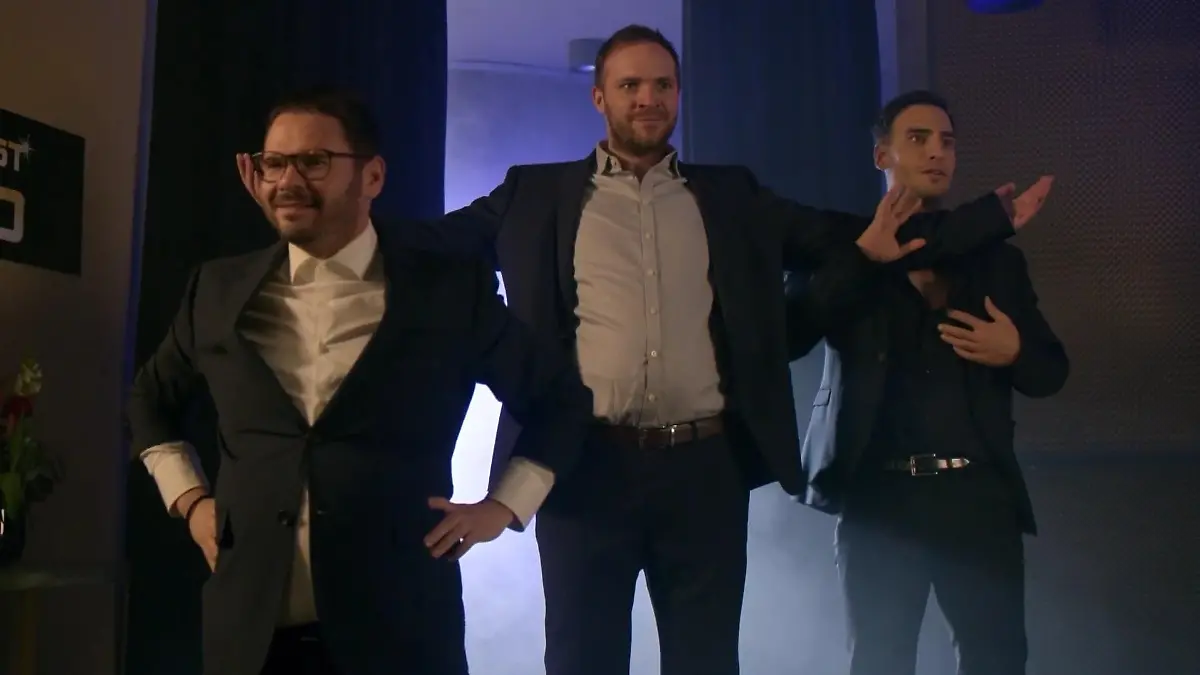 Sie sind gekommen, um im Casino mächtig abzuräumen: Tuner (Thomas Drechsel), Erik (Patrick Heinrichs) und Nihat (Timur Ülker).
