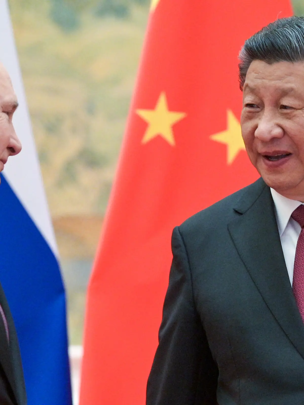 BEIJING, CHINA - FEBRUARY 4, 2022: Russia's President Vladimir Putin (L) and his Chinese counterpart Xi Jinping pose during a meeting at the Diaoyutai State Guesthouse. Alexei Druzhinin/Russian Presidential Press and Information Office/TASS
