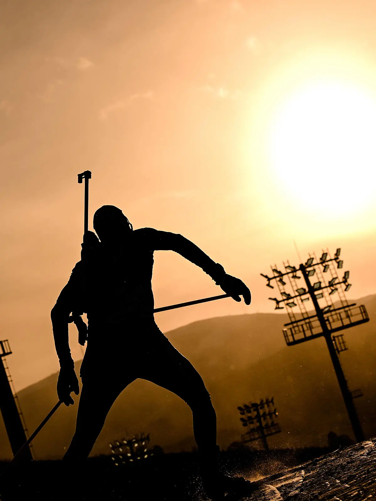  China Olympics 2022 Biathlon Men 8119366 18.02.2022 Germany s Benedikt Doll competes in the biathlon men s 15 km mass start event during the Beijing 2022 Winter Olympic Games, Olympische Spiele, Olympia, OS at National Biathlon Centre in Zhangjiakou, China. Alexey Filippov / Sputnik Zhangjiakou China PUBLICATIONxINxGERxSUIxAUTxONLY Copyright: xAlexeyxFilippovx
