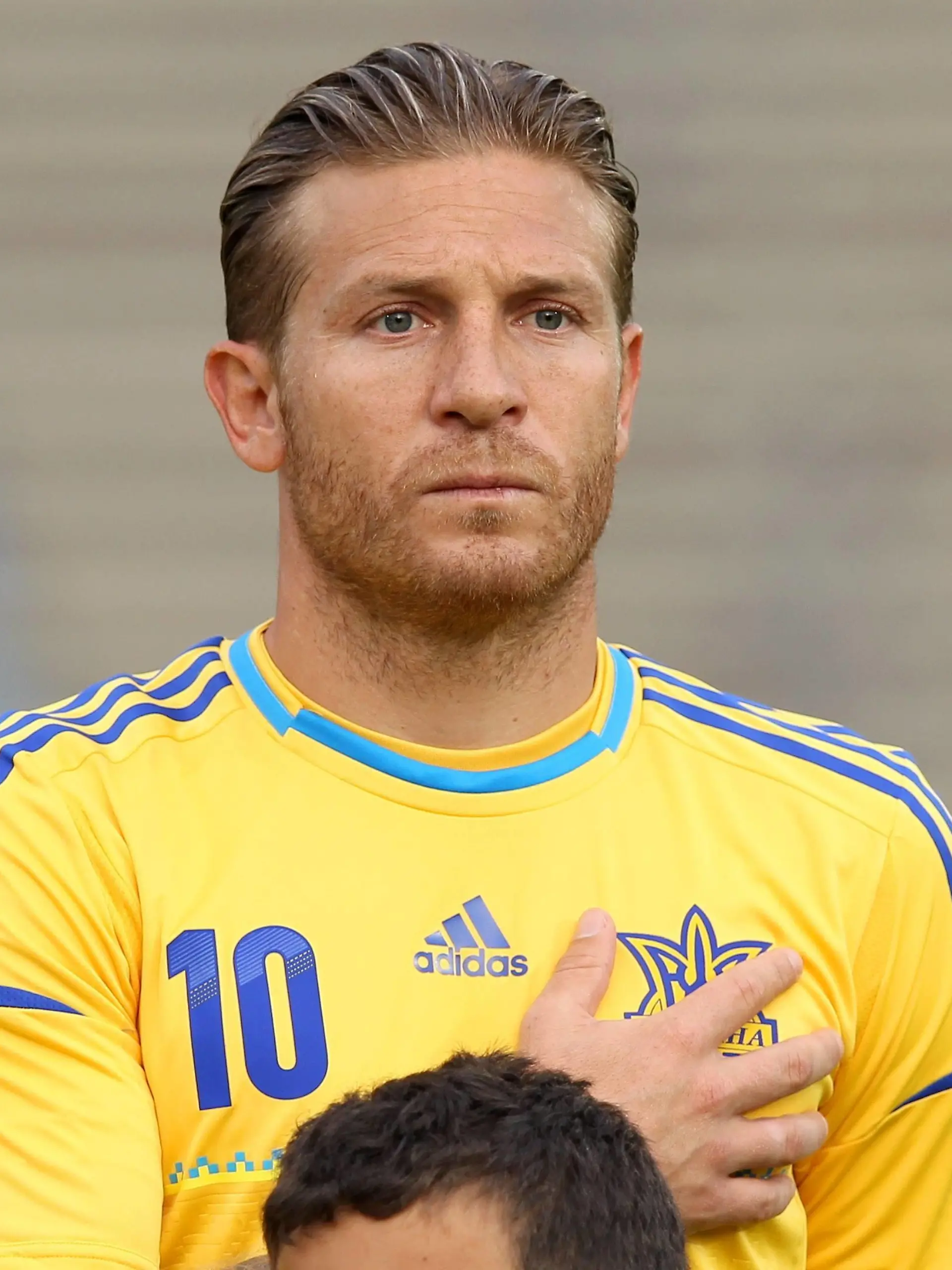 Bildnummer: 10675322  Datum: 28.05.2012  Copyright: imago/GEPA pictures
FUSSBALL - UKR vs EST, Testspiel KUFSTEIN,AUSTRIA,28.MAI.12 - FUSSBALL - Laenderspiel, Ukraine vs Estland. Bild zeigt Andrij Voronin (UKR). PUBLICATIONxNOTxINxAUTxITA; Fussball Nationalteam EURO EM Vorbereitung Testspiel Länderspiel Porträt xcb x0x 2012 quer 

Image number 10675322 date 28 05 2012 Copyright imago GEPA Pictures Football UKR vs est try out Kufstein Austria 28 May 12 Football Country game Ukraine vs Estonia Picture shows Andriy Voronin UKR PUBLICATIONxNOTxINxAUTxITA Football National team Euro euro Preparations try out international match Portrait  x0x 2012 horizontal  