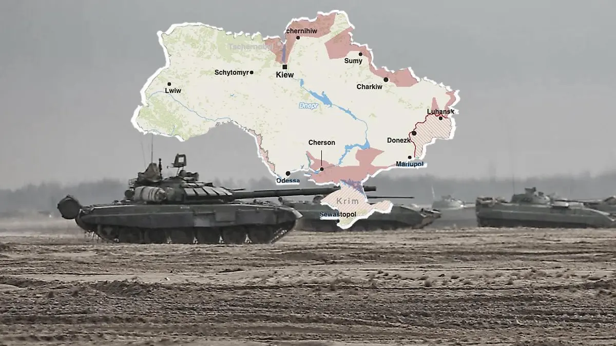 So verläuft aktuell die Frontlinie in der Ukraine
