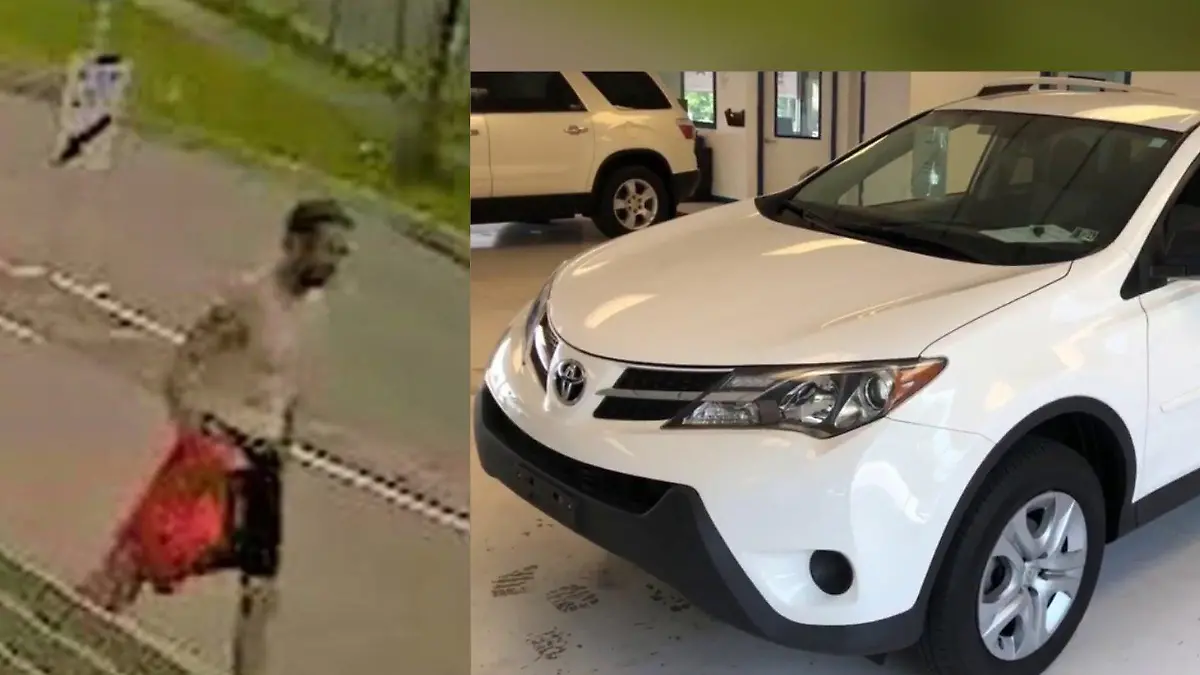 Mit diesen Fotos sucht die Polizei von Victoria (Australien) nach einem Mann, der südlich von Melbourne ein Auto samt Baby an Bord entführt hat.