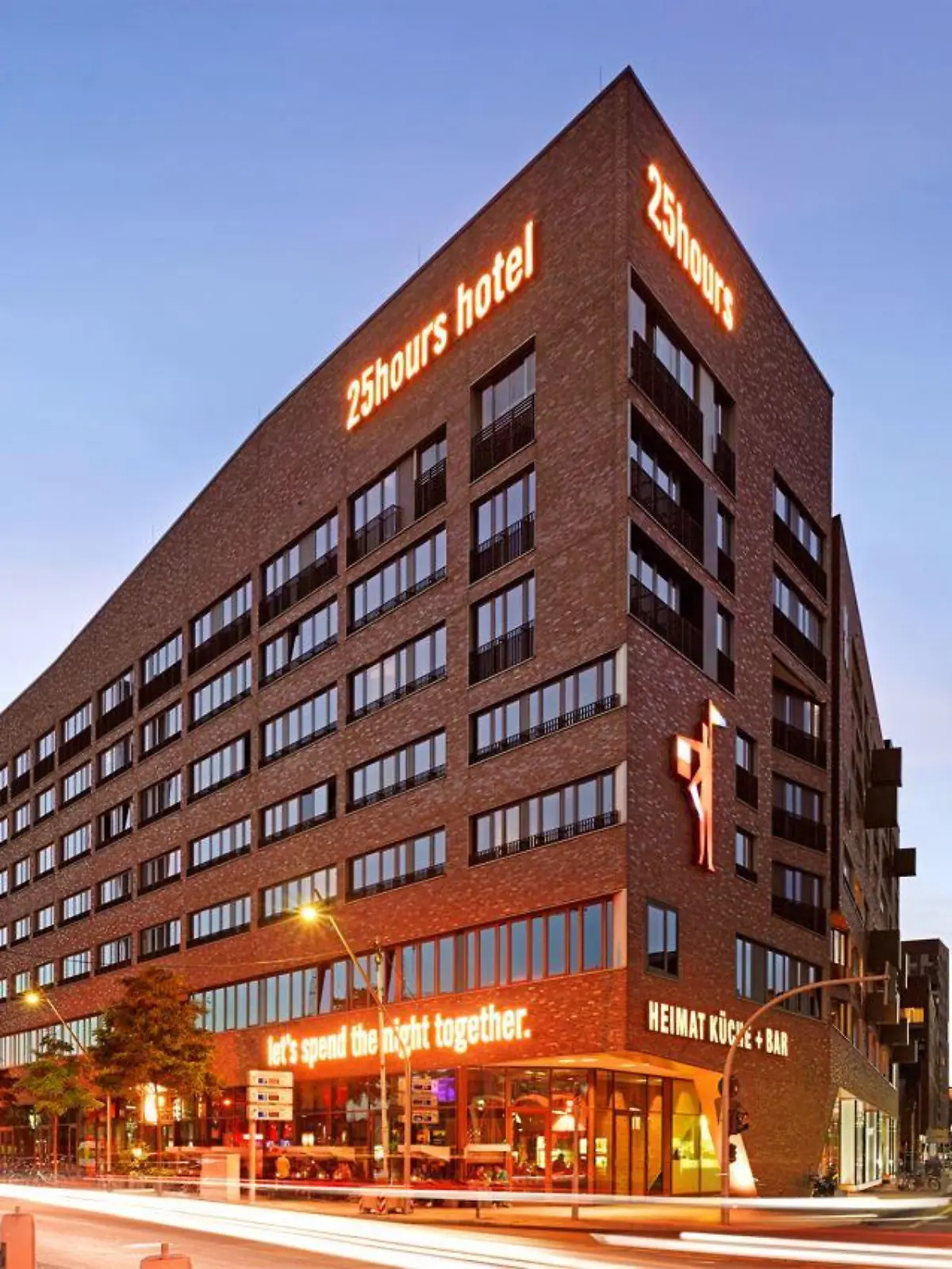 Das Hotel 25hours in Hamburg.