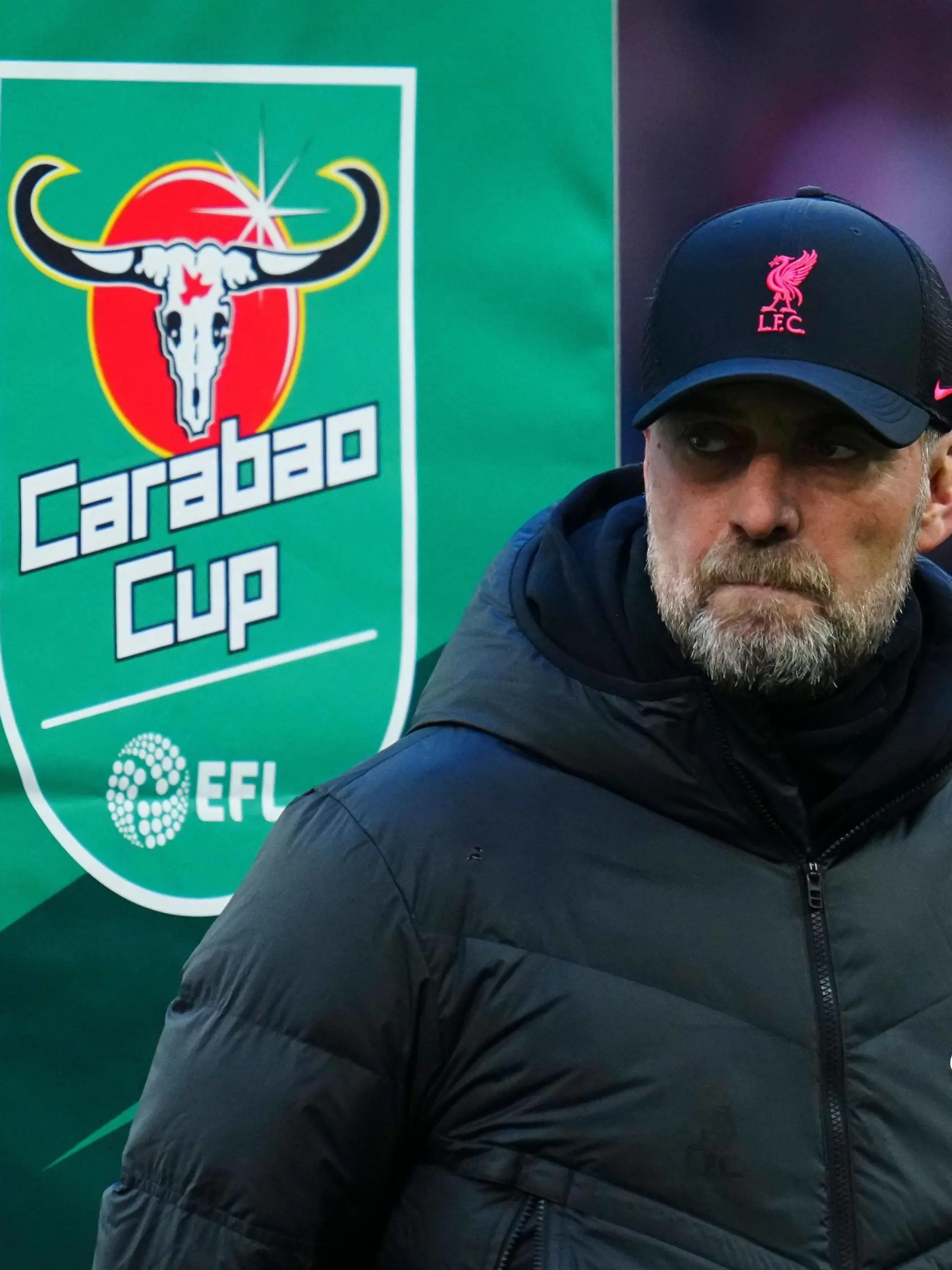  Mandatory Credit: Photo by Javier Garcia/Shutterstock 12820899bd Jürgen Klopp manager of Liverpool Chelsea v Liverpool, EFL Carabao Cup, Final, Football, Wembley Stadium, London, UK - 27 Feb 2022 EDITORIAL USE ONLY No use with unauthorised audio, video, data, fixture lists, club/league logos or live services. Online in-match use limited to 120 images, no video emulation. No use in betting, games or single club/league/player publications. Chelsea v Liverpool, EFL Carabao Cup, Final, Football, Wembley Stadium, London, UK - 27 Feb 2022 EDITORIAL USE ONLY No use with unauthorised audio, video, data, fixture lists, club/league logos or live services. Online in-match use limited to 120 images, no video emulation. No use in betting, games or single club/league/player publications. PUBLICATIONxINxGERxSUIxAUTXHUNxGRExMLTxCYPxROMxBULxUAExKSAxONLY Copyright: xJavierxGarcia/Shutterstockx 12820899bd