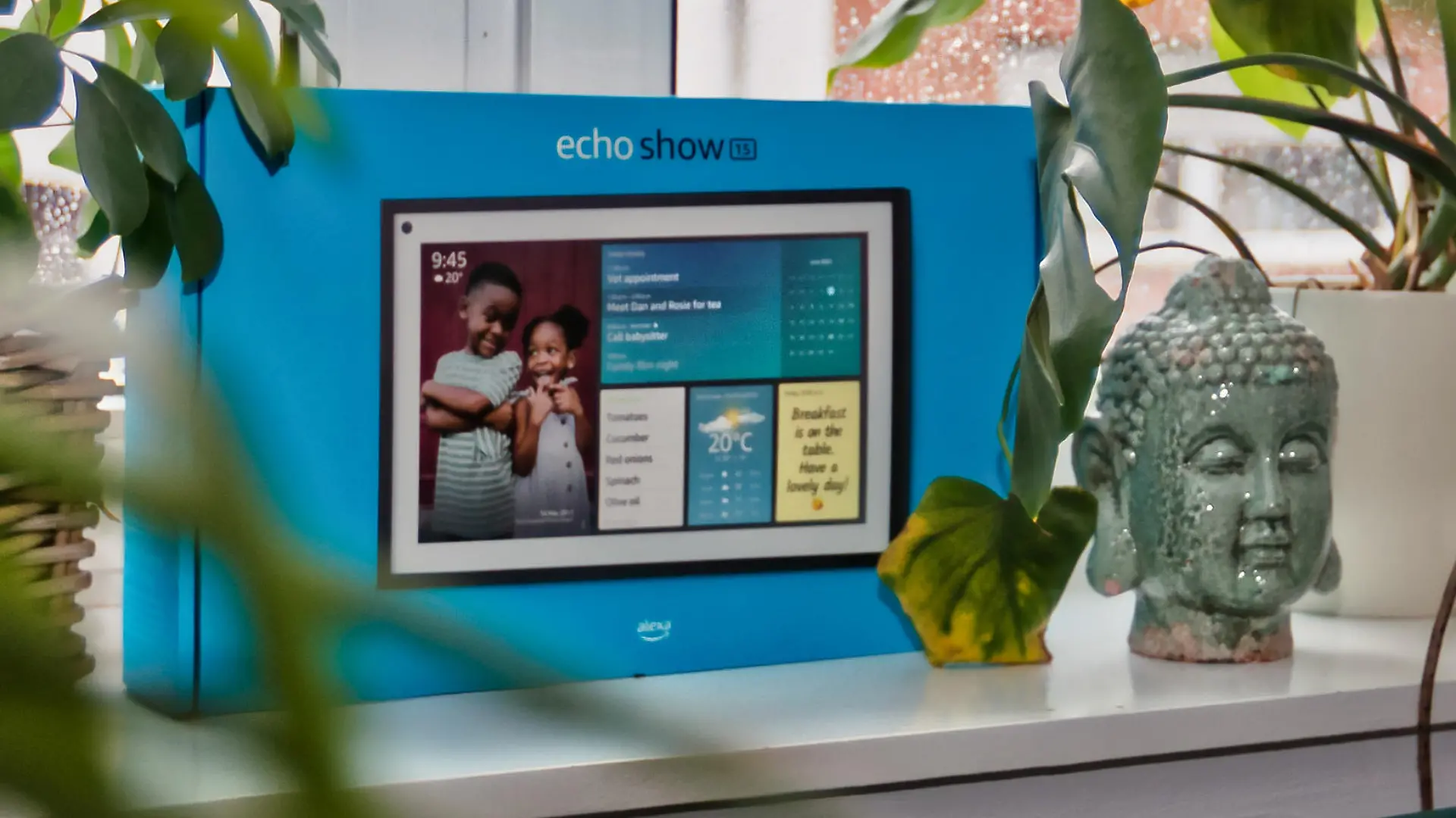 Der neue Echo Show 15 ist bislang das größte Gerät aus der Familie der Amazon-Sprachassistenten.