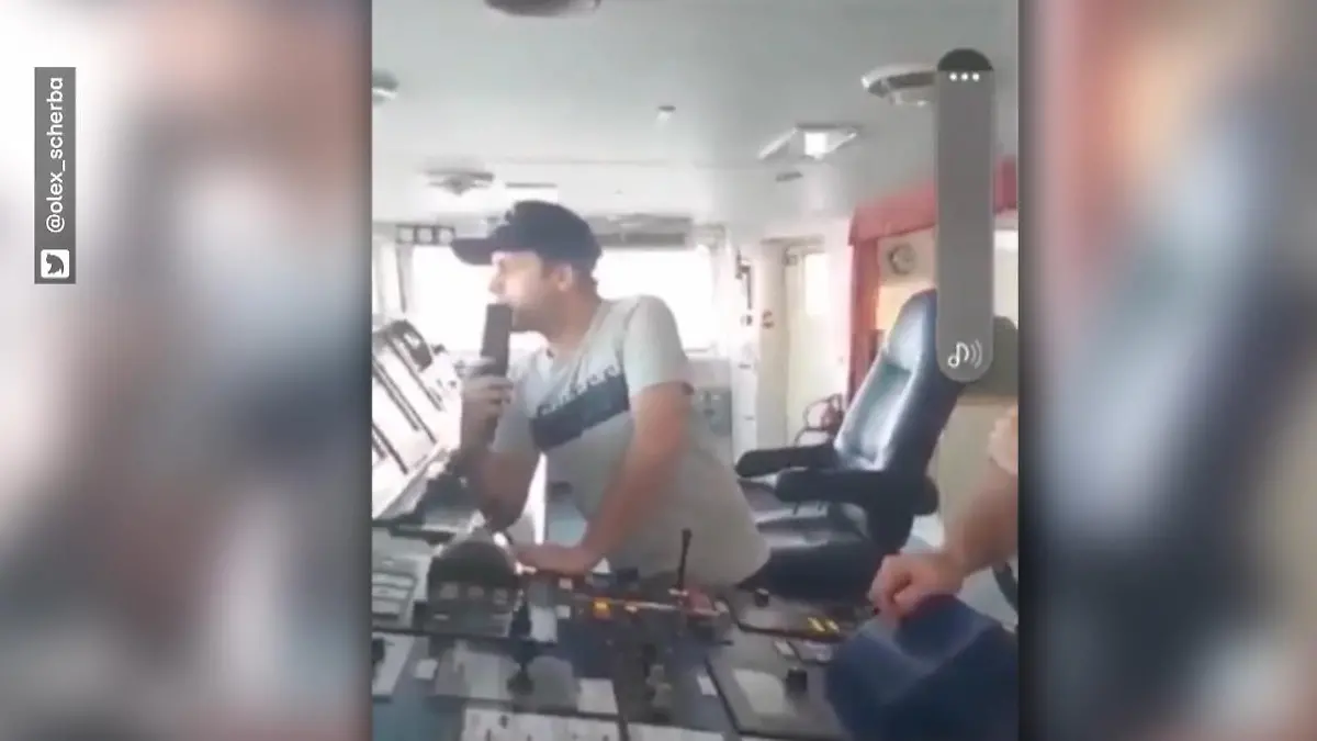 Georgischer Kapitän erteilt Russen-Schiff eine Abfuhr Kein Treibstoff? Dann rudert halt!