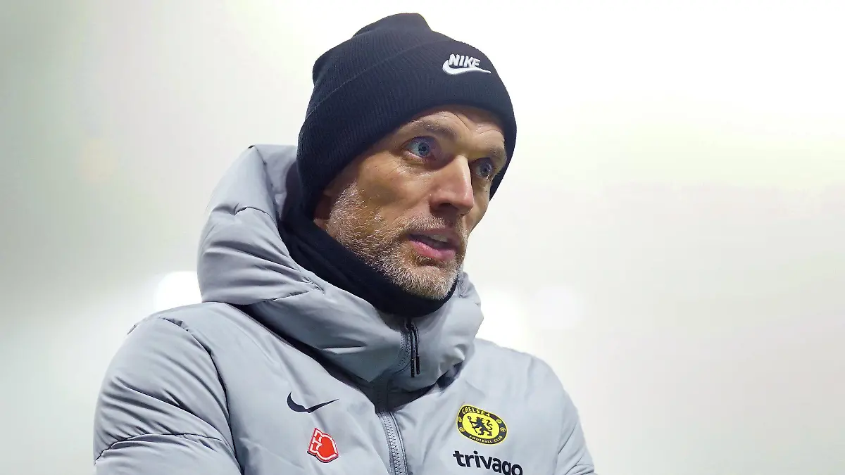 ARCHIV - 19.12.2021, Großbritannien, Wolverhampton: Fußball: Premier League, England, Wolverhampton Wanderers - FC Chelsea, 18. Spieltag, Molineux Stadium: Thomas Tuchel, Trainer des FC Chelsea. (zu dpa «Chelsea-Coach Tuchel: Gegen Lille nicht an Favoritenrolle denken») Foto: Nick Potts/PA Wire/dpa +++ dpa-Bildfunk +++