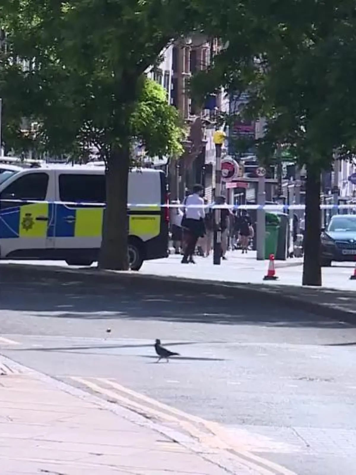 Absperrung in Nottingham: Drei Menschen wurden getötet.