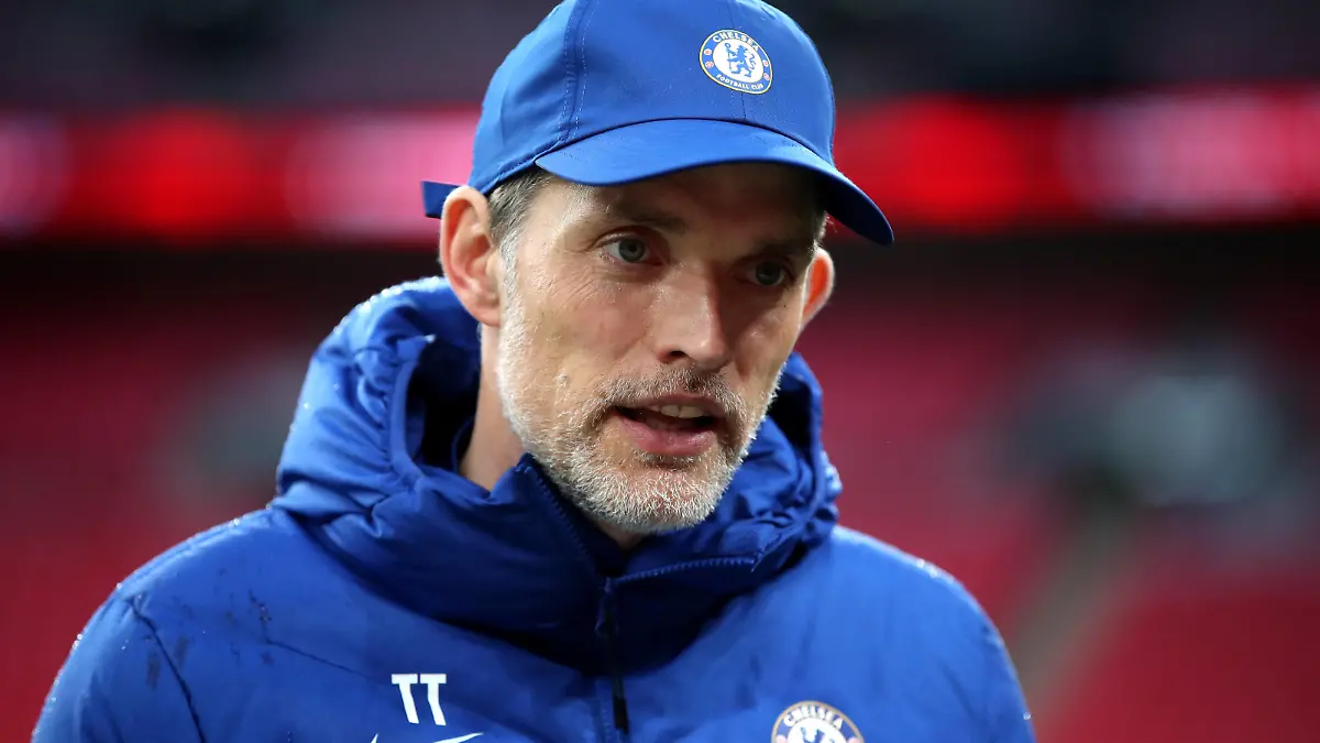 Thomas Tuchel File Photo File photo dated 15-05-2021 of Chelsea manager Thomas Tuchel who has praised the influence of owner Roman Abramovich. Issue date: Monday November 22, 2021. FILE PHOTO EDITORIAL USE ONLY No use with unauthorised audio, video, data, fixture lists, club/league logos or live services. Online in-match use limited to 120 images, no video emulation. No use in betting, games or single club/league/player publica... PUBLICATIONxINxGERxSUIxAUTxONLY Copyright: xNickxPottsx 63895383 
