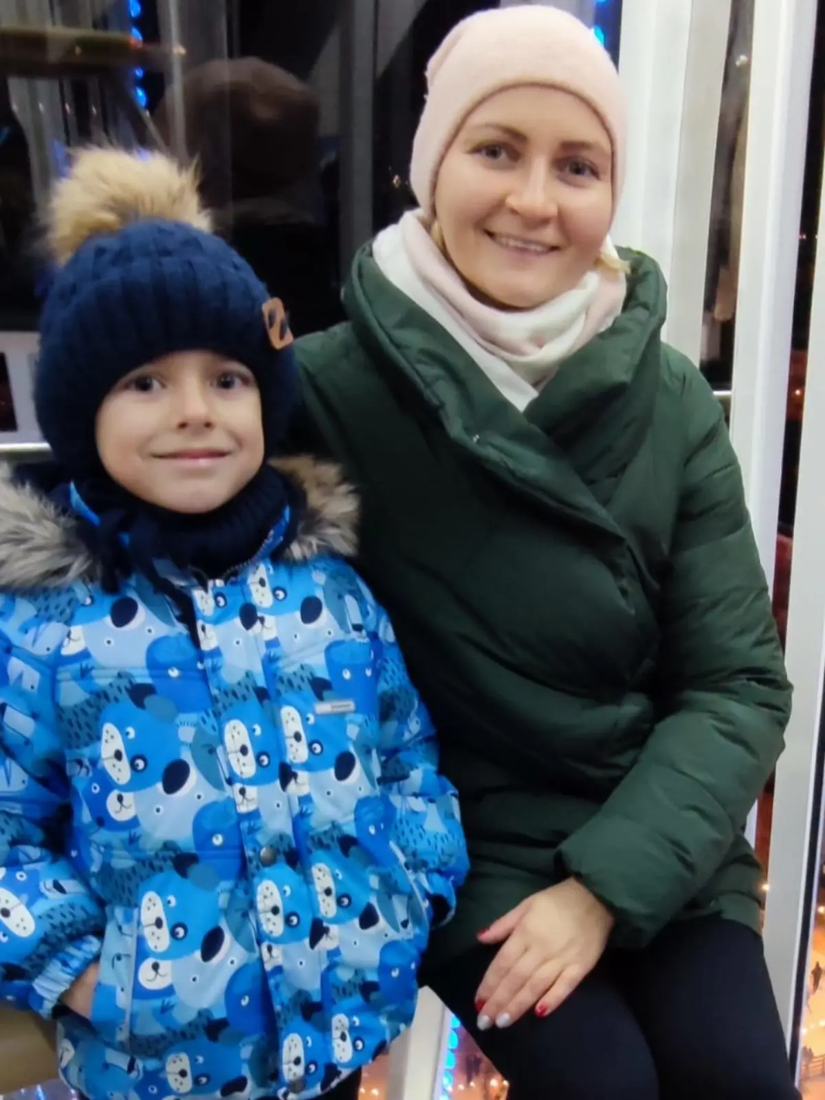 Veronika und ihr Sohn Maksim