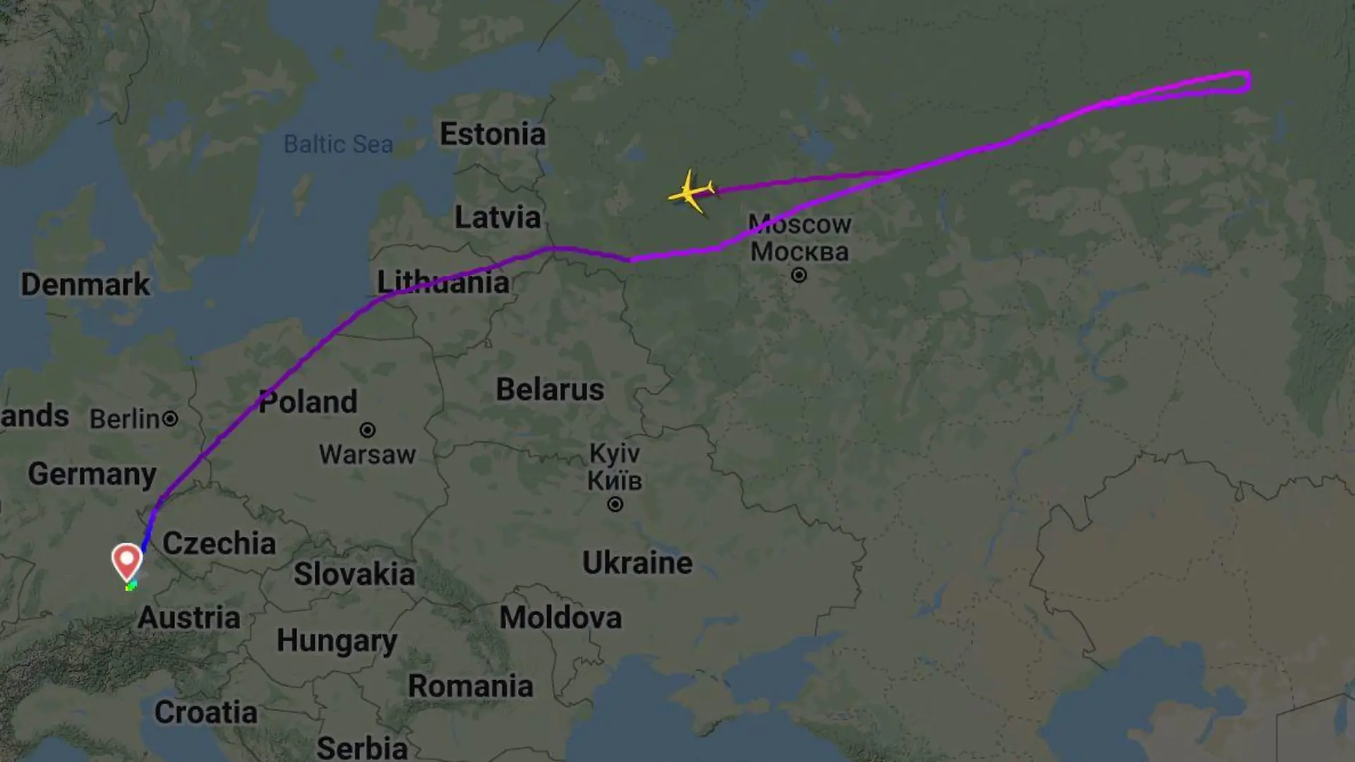 Lufthansa-Flug LH718 von München nach Seoul war schon tief im russichen Luftraum. Dann drehte der Airbus 350 plötzlich ab und befindet sich aktuell auf dem Rückweg nach Bayern.