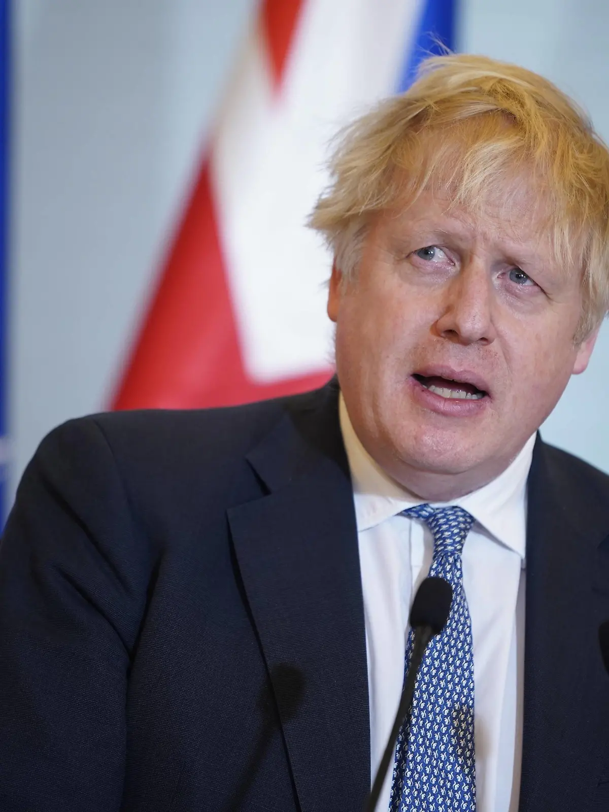  British Prime Minister Boris Johnson Visit Poland British Prime Minister Boris Johnson and Polish Prime Minister Mateusz Morawiecki during a press conference, after their meeting in Warsaw, Poland, on 10 February 2022. Warsaw Poland PUBLICATIONxNOTxINxFRA Copyright: xMateuszxWlodarczykx originalFilename: wlodarczyk-britishp220210_npoJh.jpg