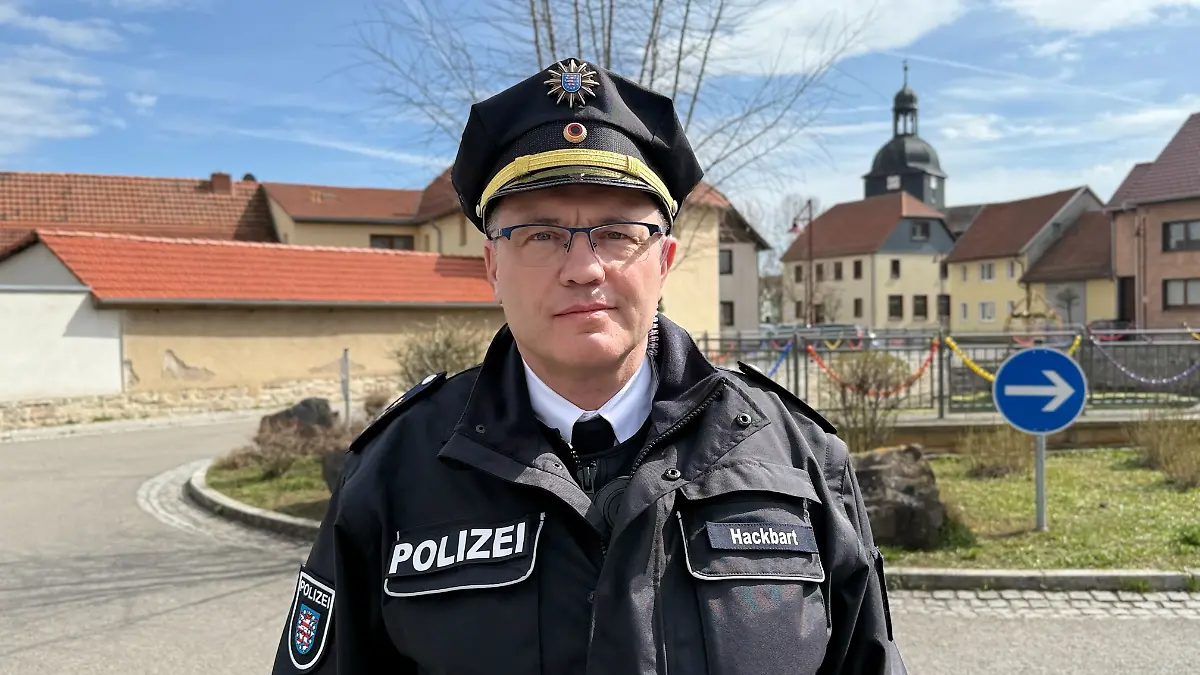 Polizeisprecher Christian Hackbarth, Polizeiinspektion Weimar 