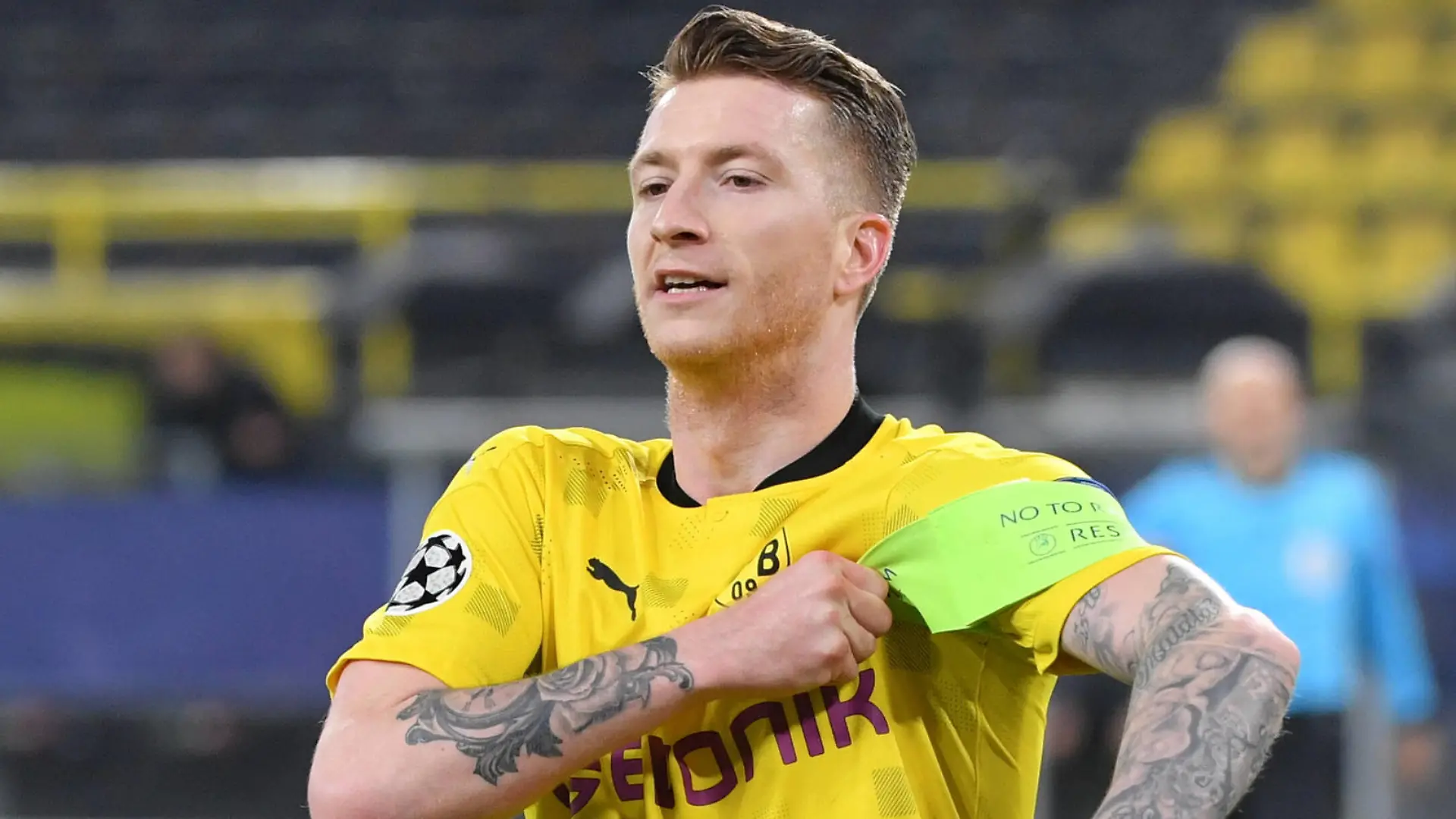 Marco Reus Borussia Dortmund 09.03.2021, Fussball GER, Saison 2020 2021, UEFA Champions League, Achtelfinale, Borussia Dortmund - FC Sevilla 2:2, , Foto: Maik Hölter/TEAM2sportphoto Dortmund Nordrhein Westfalen Deutschland *** Marco Reus Borussia Dortmund 09 03 2021, Football GER, 2020 2021 season, UEFA Champions League, Round of 16, Borussia Dortmund FC Sevilla 2 2, , Photo Maik Hölter TEAM2sportphoto Dortmund North Rhine Westphalia Germany. Team2 