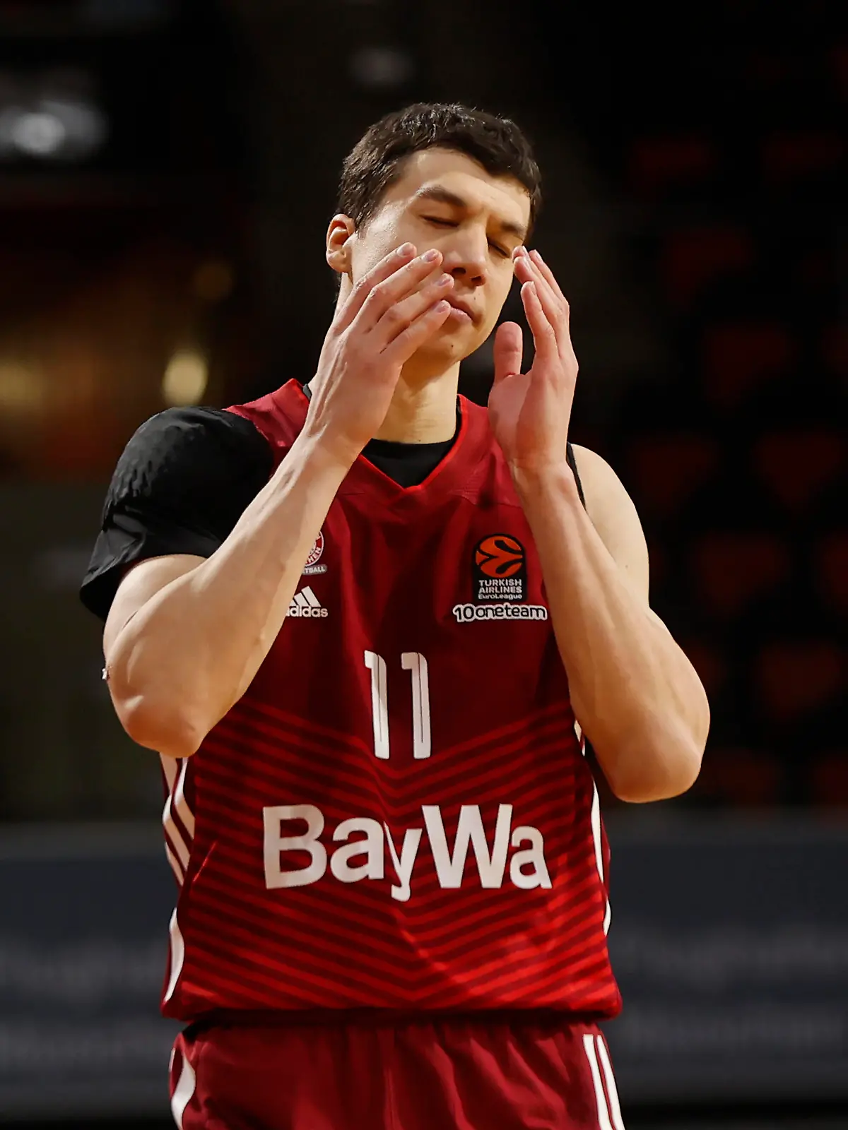  03.02.2022, Basketball Euroleague, FC Bayern Basketball vs Maccabi Tel Aviv, Muenchen, Basketball, im Bild: Vladimir Lucic FCB Basketball *** 03 02 2022, Basketball Euroleague, FC Bayern Basketball vs Maccabi Tel Aviv, Munich, Basketball, in picture Vladimir Lucic FCB Basketball