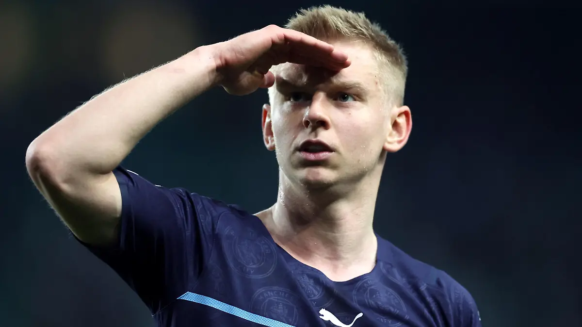 Soccer Football - Champions League - Round of 16 First Leg - Sporting CP v Manchester City - Estadio Jose Alvalade, Lisbon, Portugal - February 15, 2022 Manchester City's Oleksandr Zinchenko reacts after the match Action Images via Reuters/Carl Recine